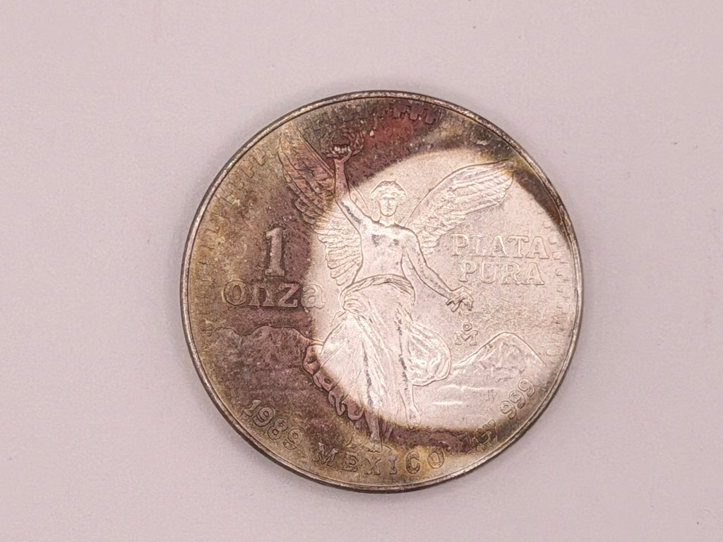 1989 Mexico 1 Onza "Libertad" Silver Coin