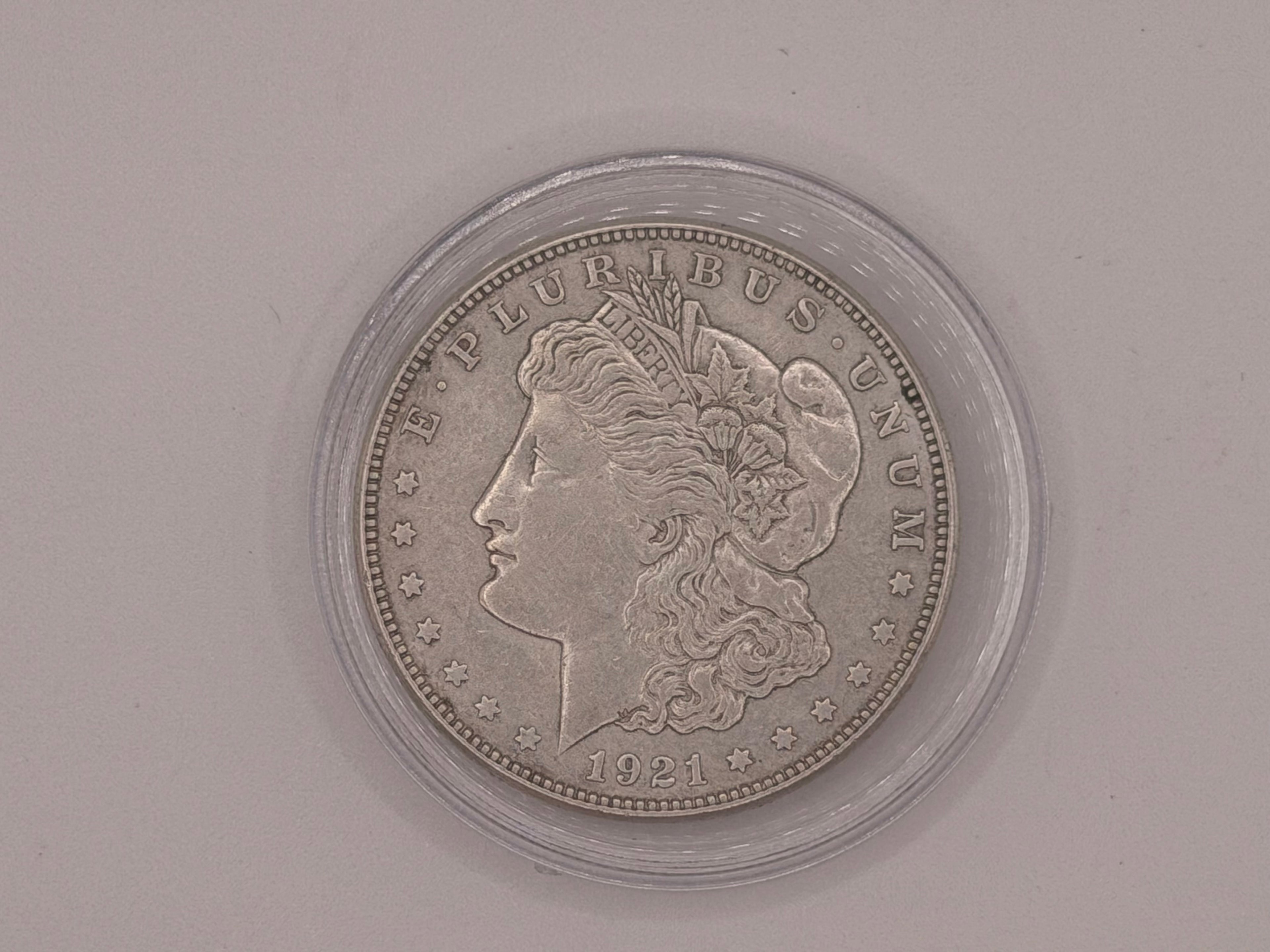1921 US $1 Morgan Dollar Silver Coin