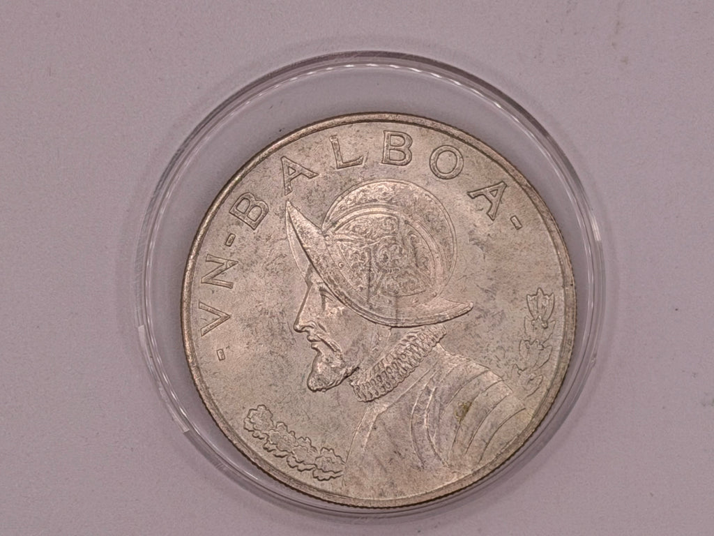 1947 Panama 1 Balboa Coin UNC