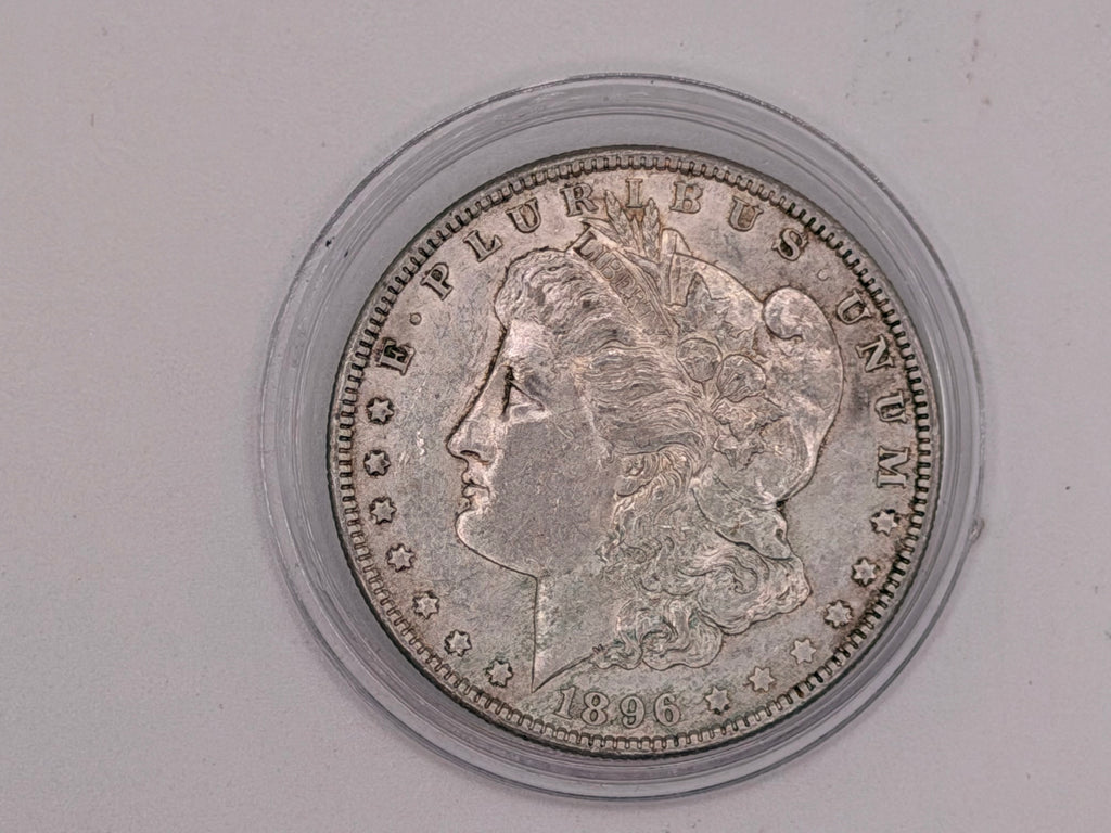 1896 US $1 Morgan Dollar Silver Coin