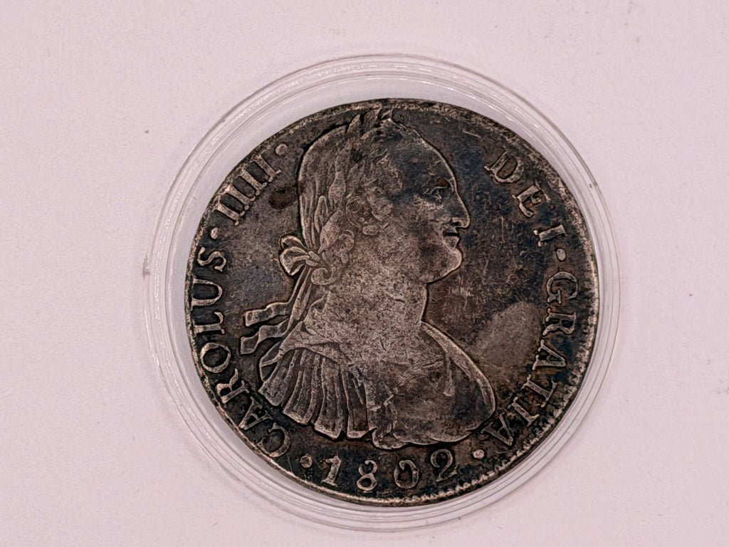 1802 Mexico 8 Reales Coin
