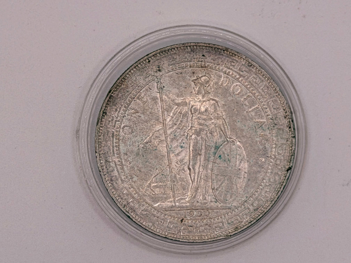 1898 - 1930 年 - 英国贸易银元 1 美元硬币