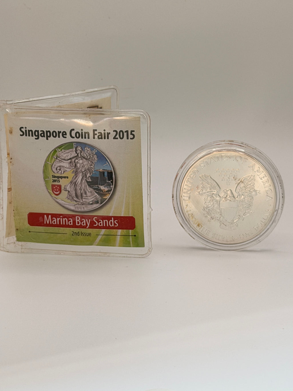 2015年新加坡钱币展1盎司银币（金沙酒店）