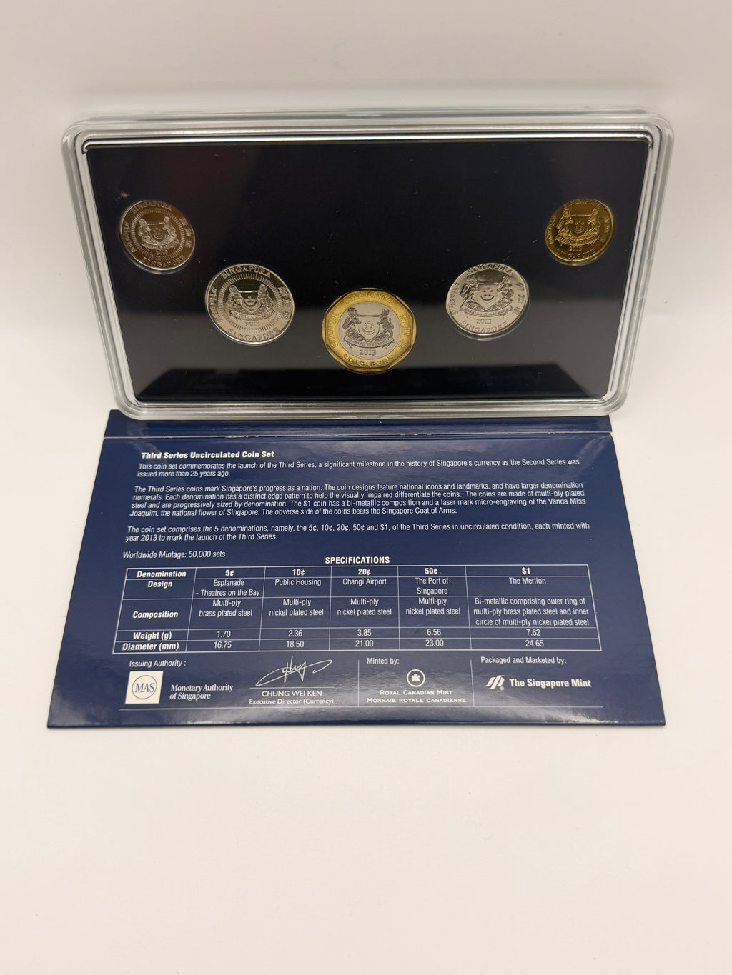 2013 Singapore Third Series Uncirculated Coin Set