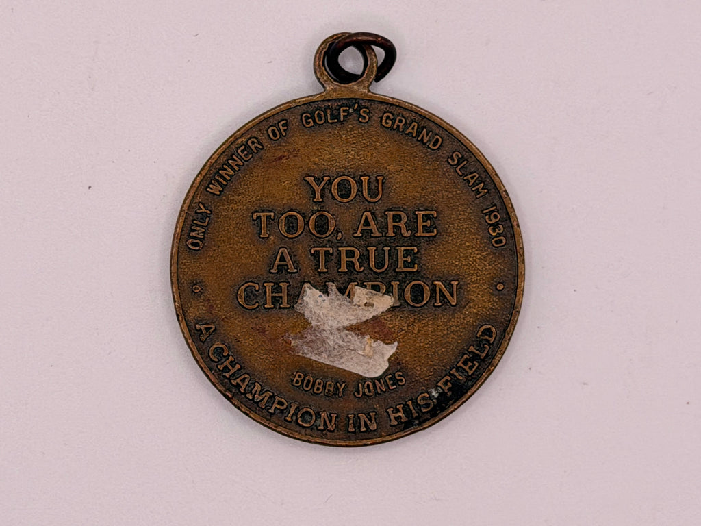 1902 - 1971 Bobby Jones Commemorative Bronze Medallion