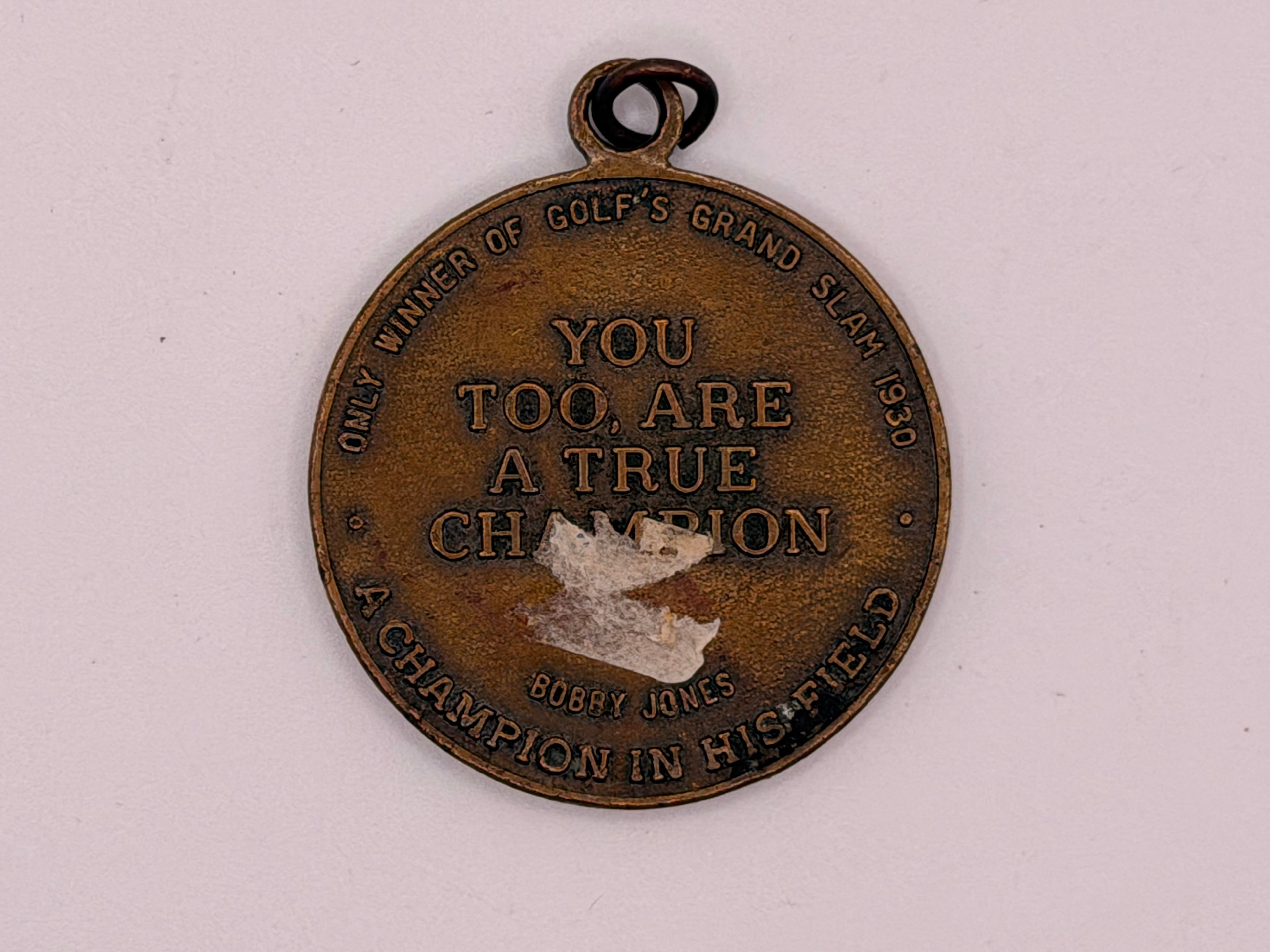 1902 - 1971 Bobby Jones Commemorative Bronze Medallion