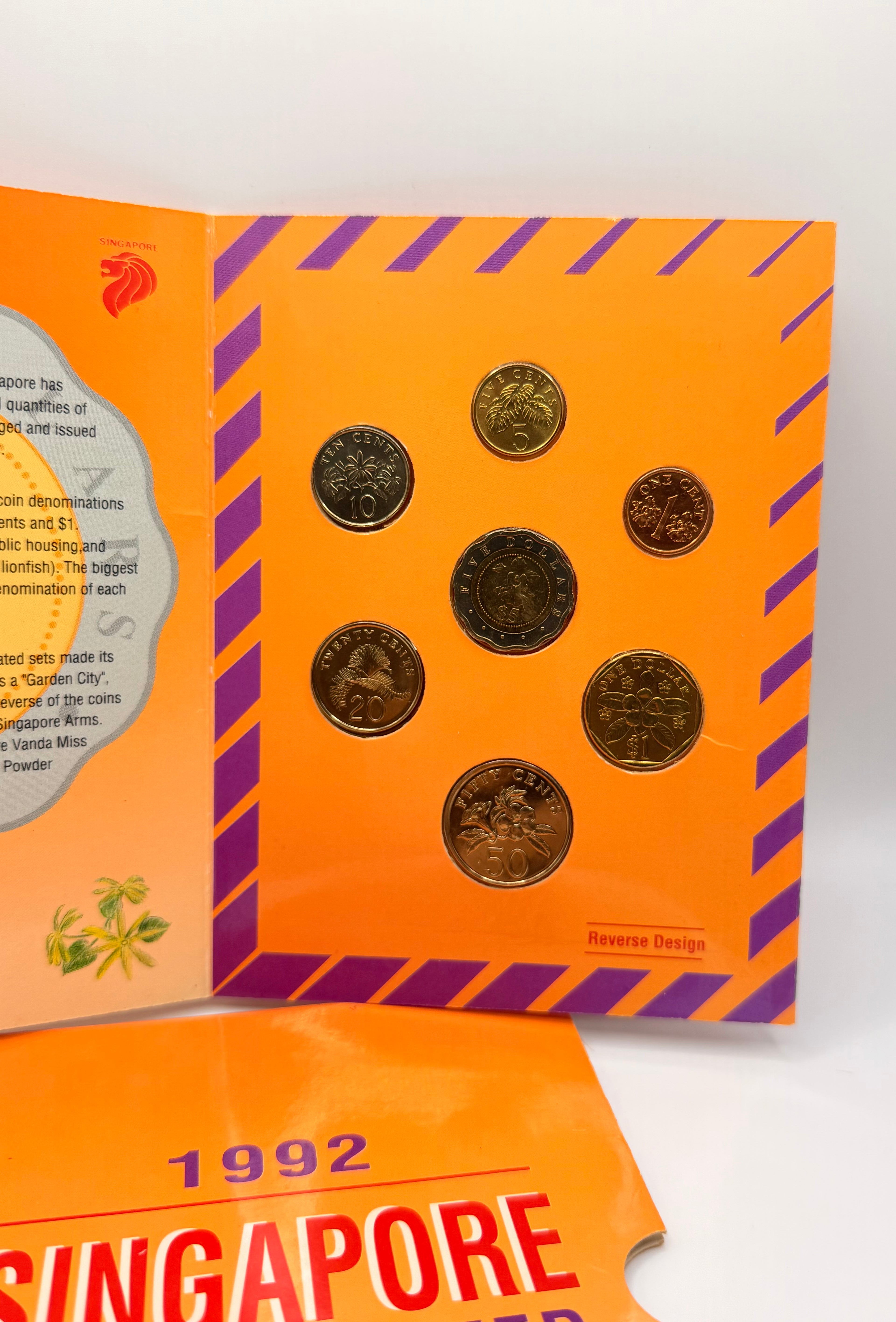 1992 Singapore Uncirculated Coin Set
