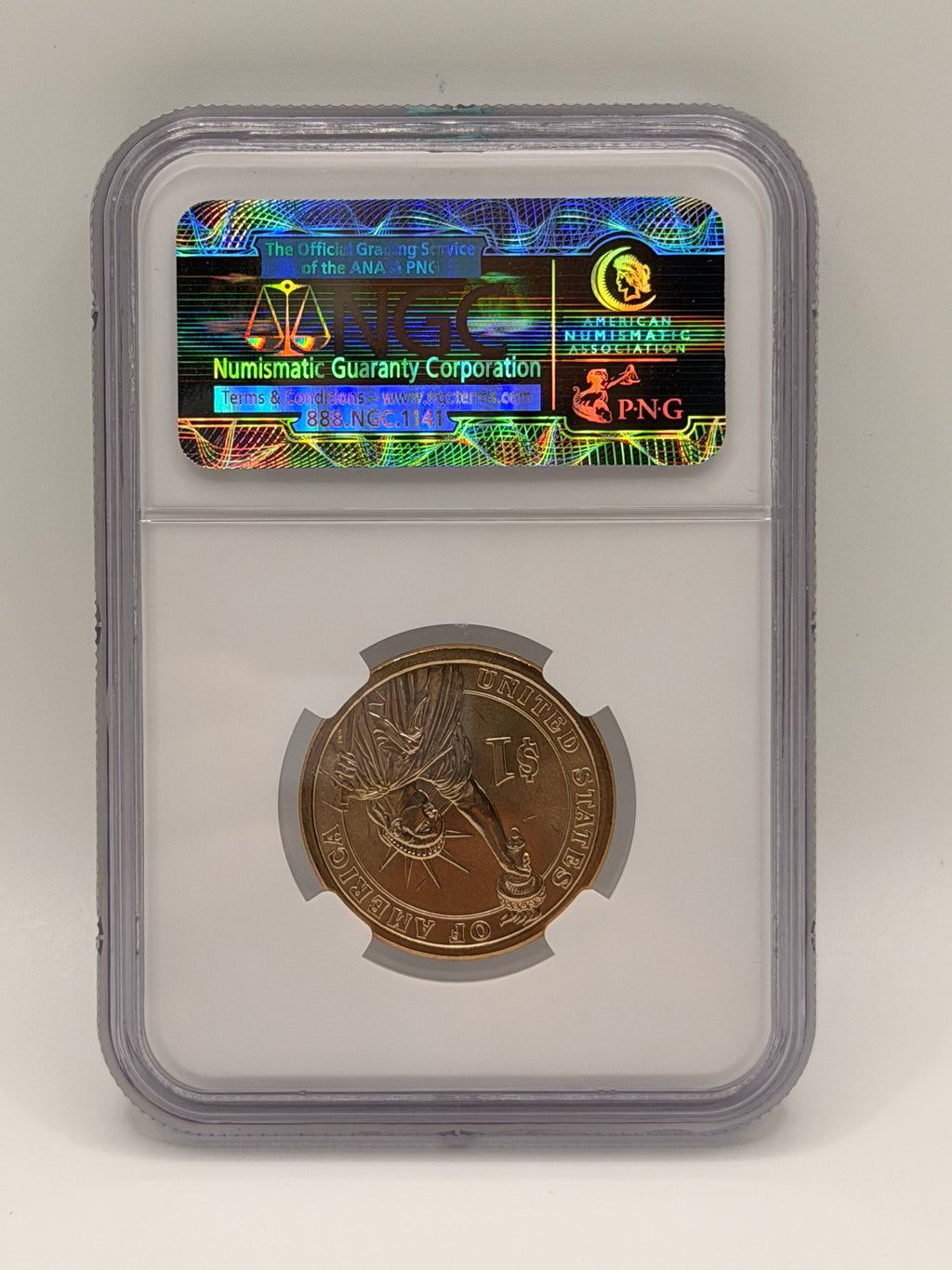 2009 US 11th President James K. Polk $1 First Day of Issue MS66 Coin