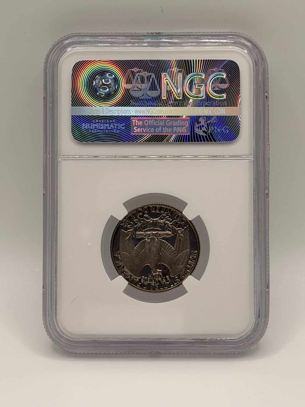 1987 US S Trigo Kuala Lumpur Money Show 25C Coin