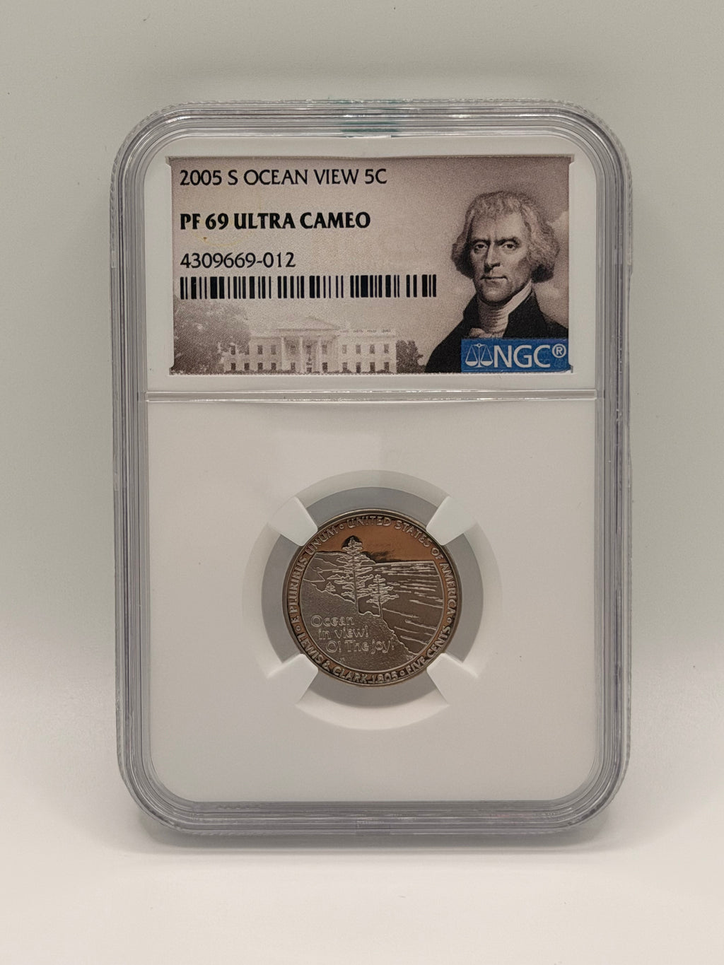 2005 US S Ocean View 5C PF 69 Ultra Cameo Coin