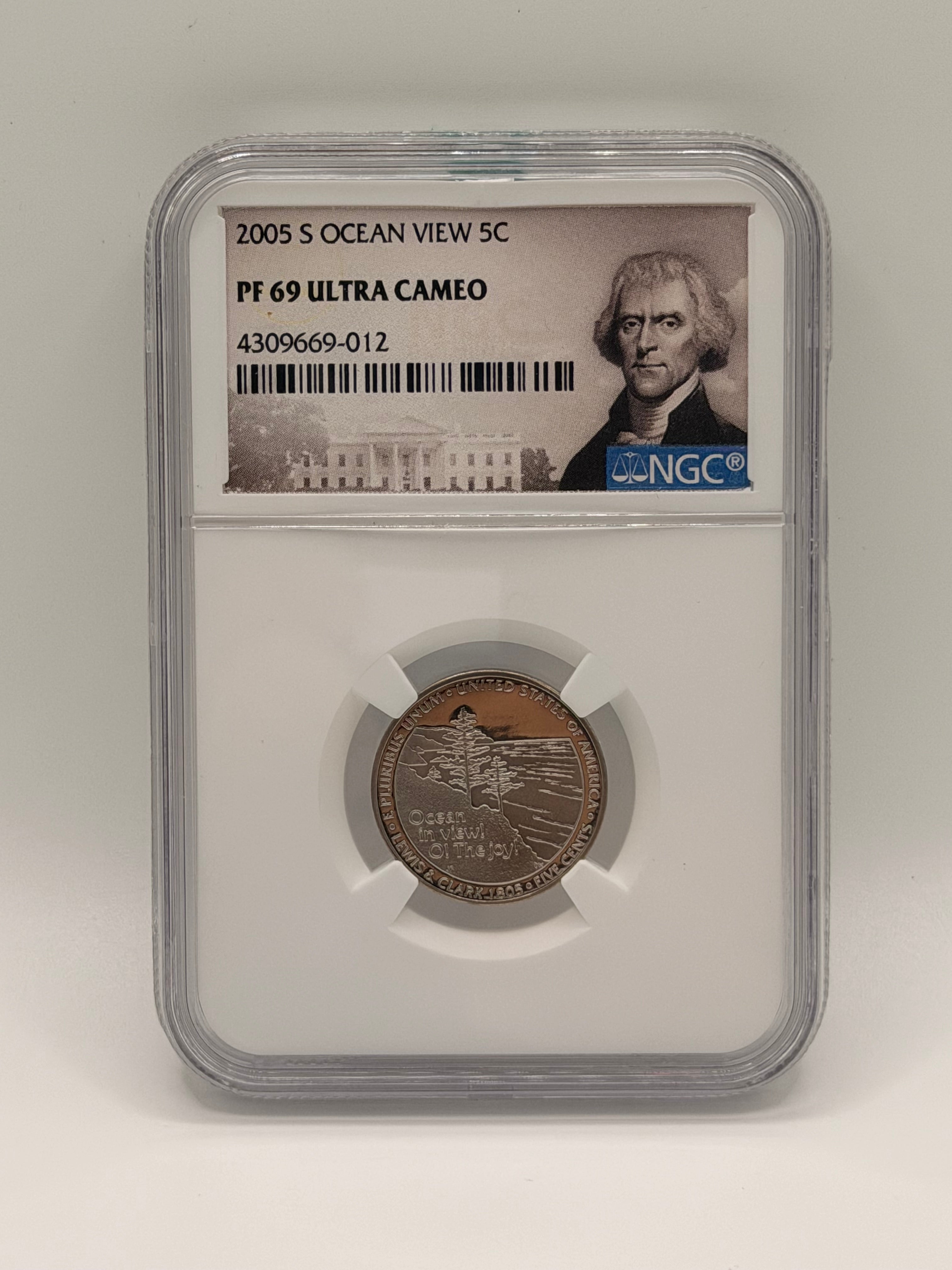 2005 US S Ocean View 5C PF 69 Ultra Cameo Coin