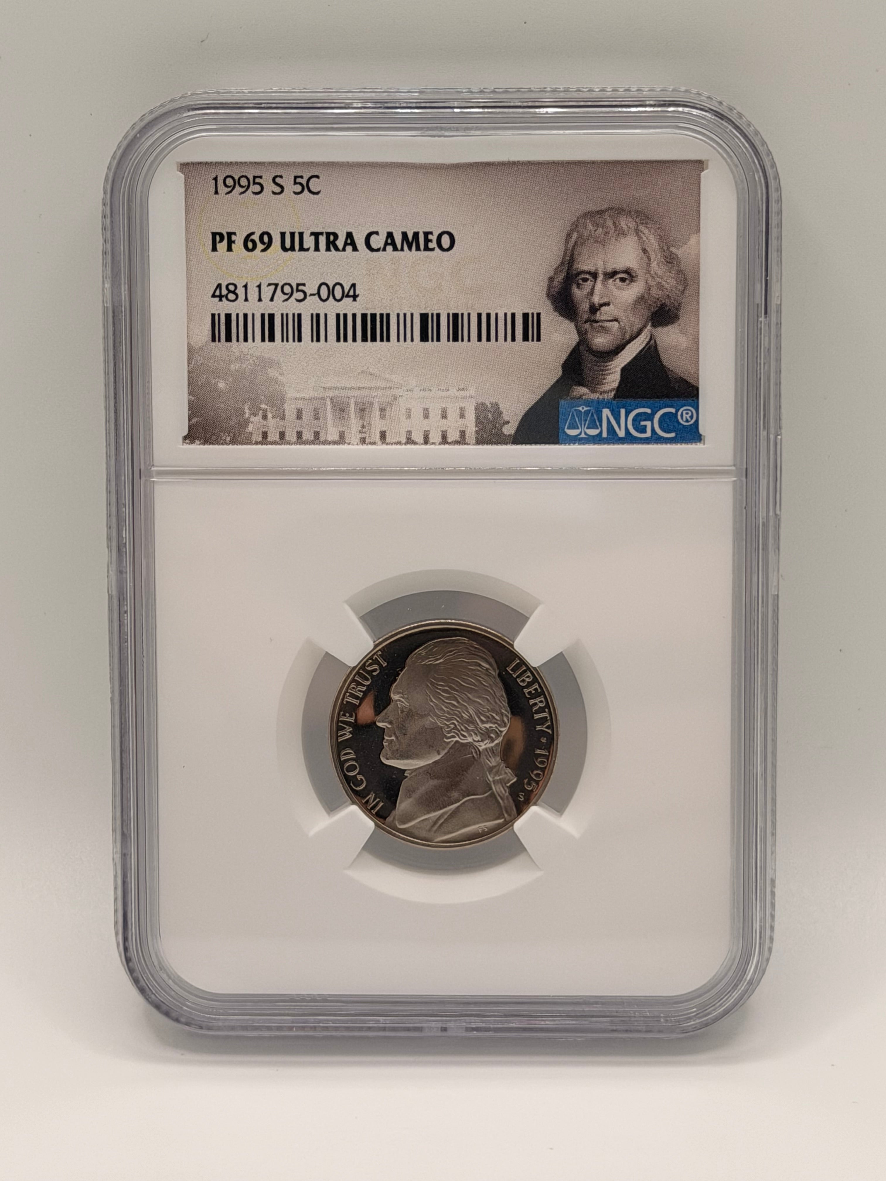 1995 US S 5C PF 69 Ultra Cameo Coin