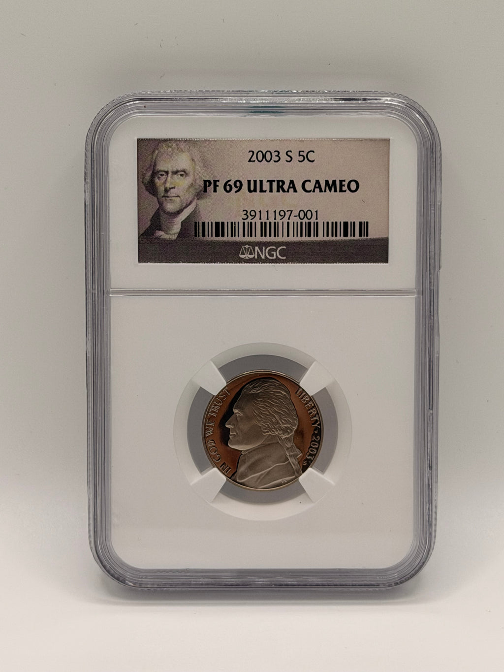2003 US S 5C PF 69 Ultra Cameo Coin