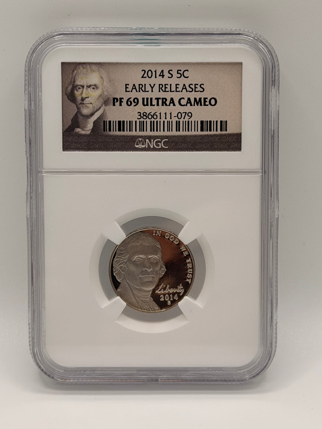 2014 US S 5C PF 69 Ultra Cameo Coin (Early Releases)