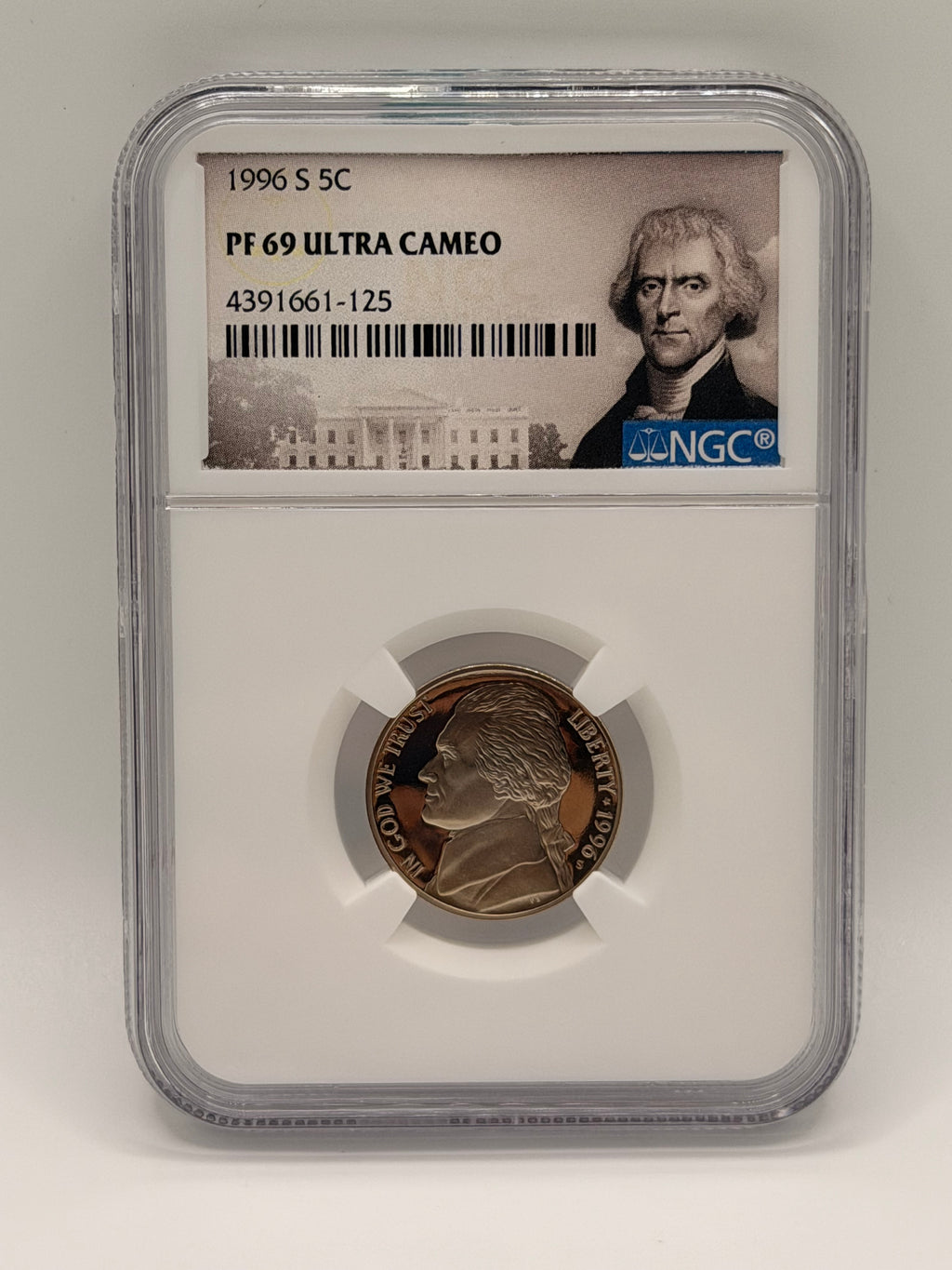 1996 US S 5C PF 69 Ultra Cameo Coin
