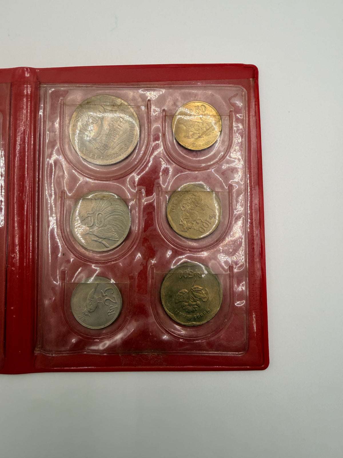 1971 - 1991 Indonesia Uncirculated Coin & Stamp Set