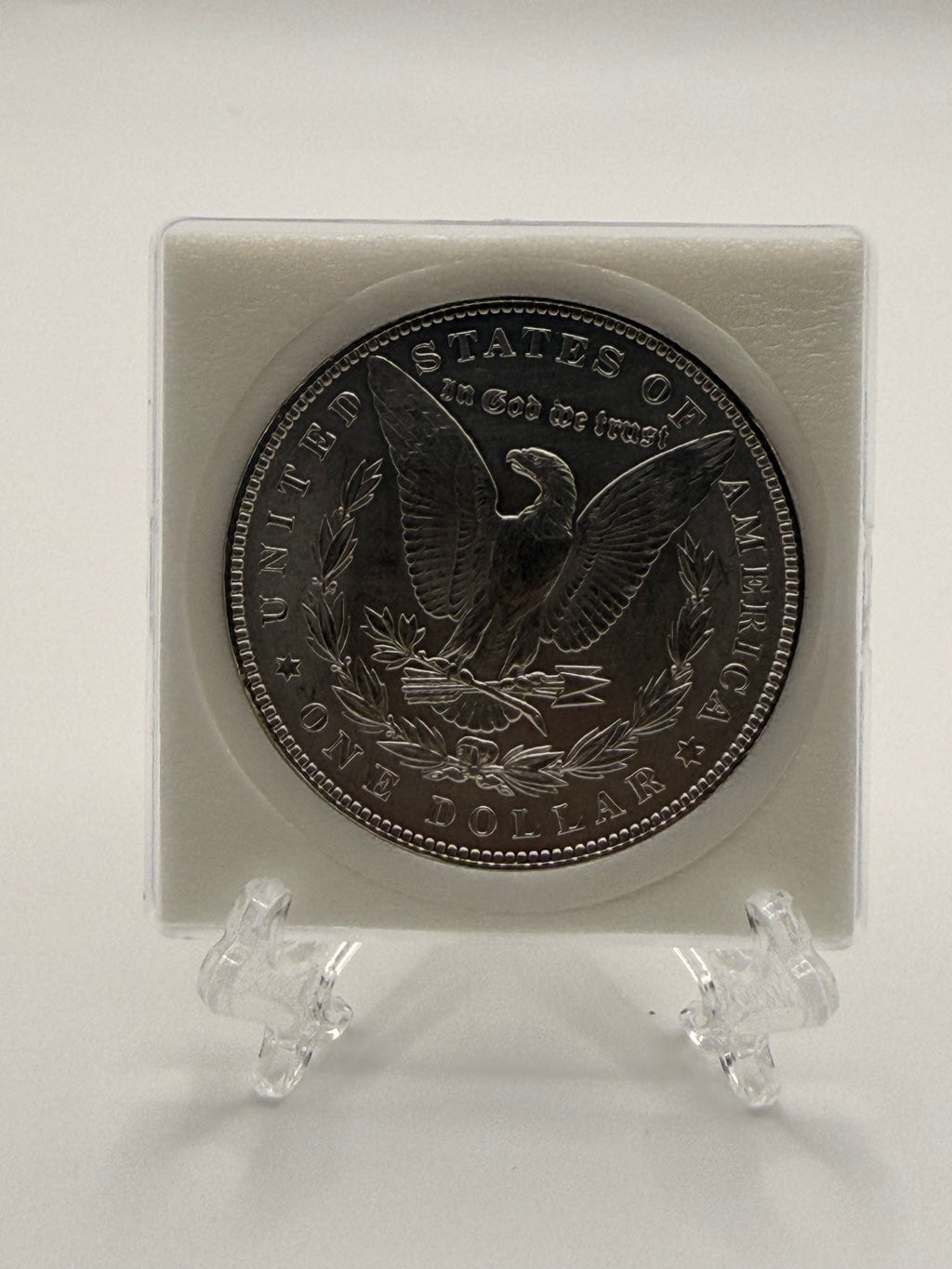 1887 US $1 Morgan Dollar Silver Coin UNC