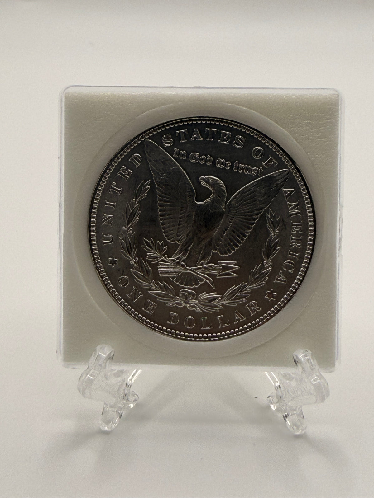 1887 US $1 Morgan Dollar Silver Coin UNC