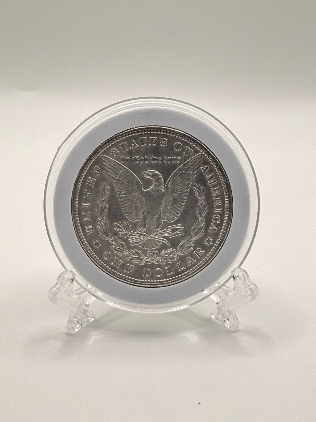 1884 US $1 Morgan Dollar Silver Coin UNC