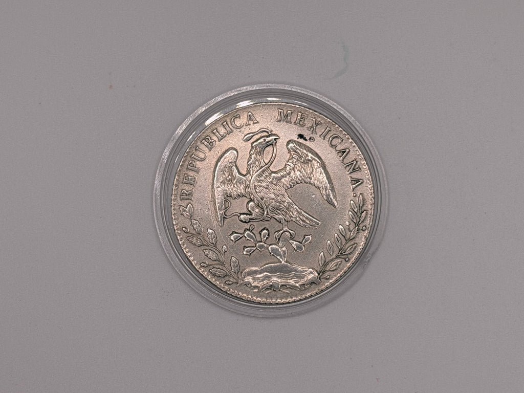 1891 Mexico 8 Reales Coin