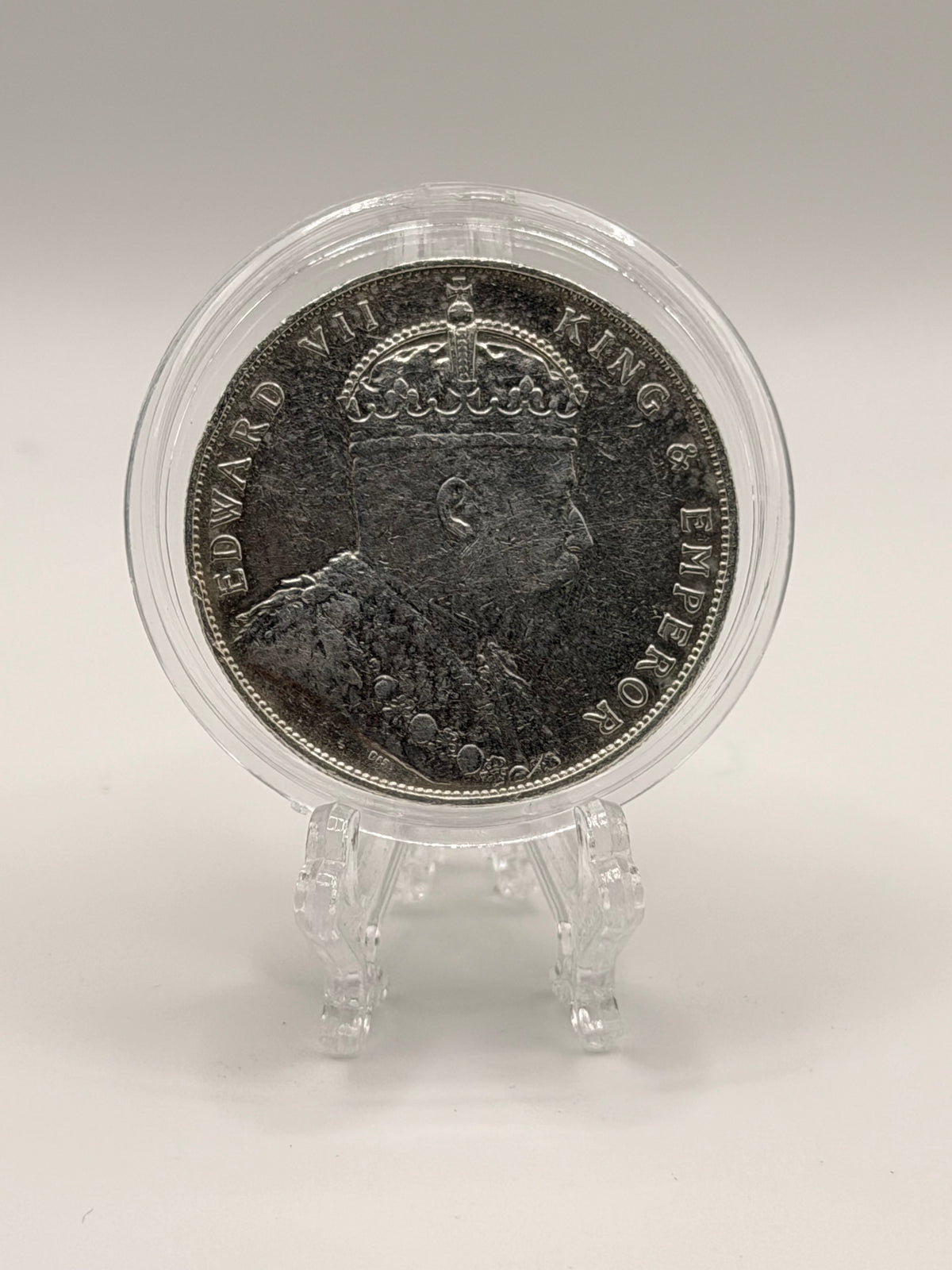 1907 Straits Settlement $1 Coin Edward VII