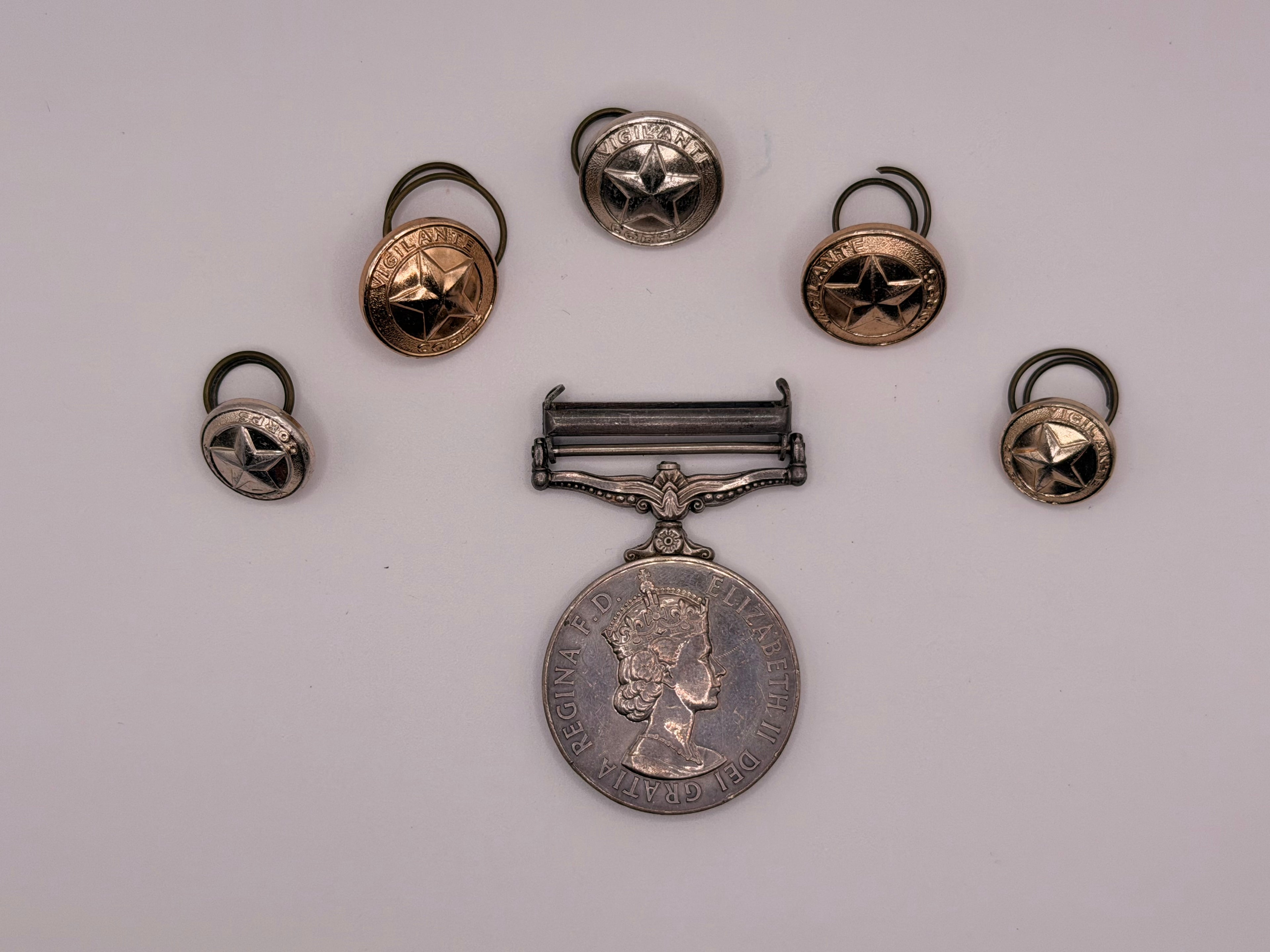British Military Medal & Tunic Buttons