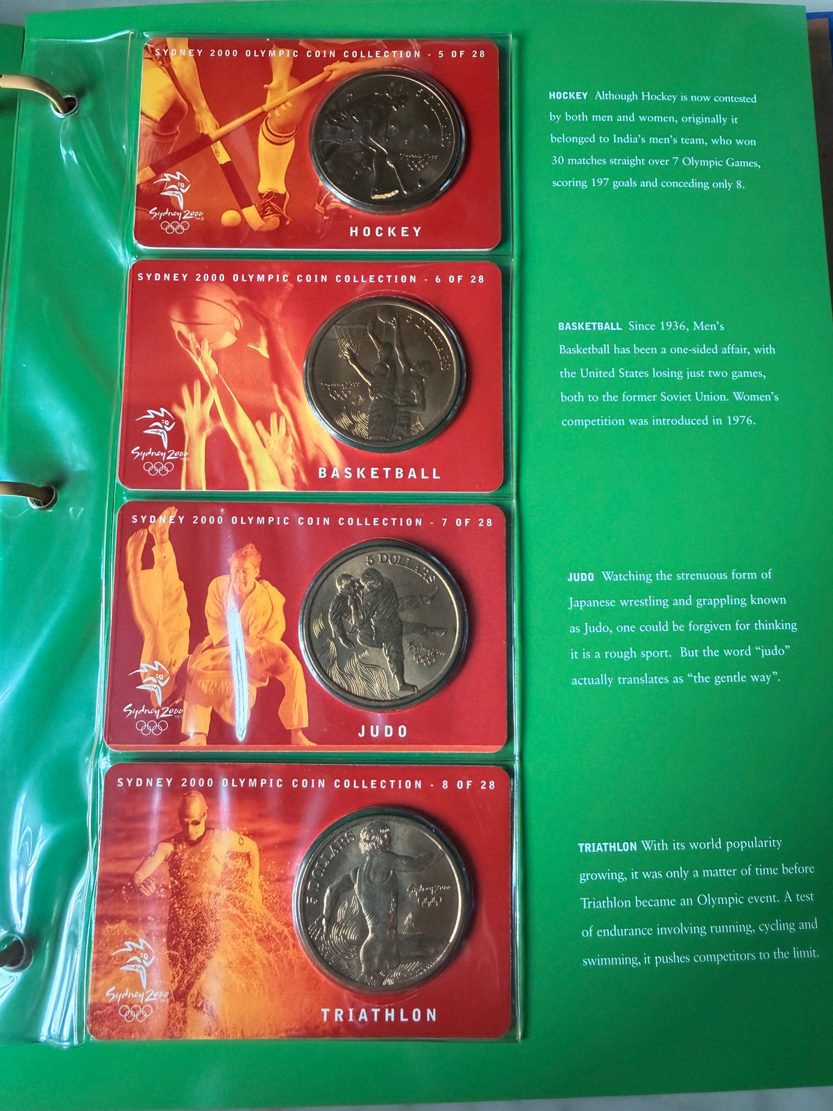 2000 Australia Sydney Olympic Commemorative Coin Set