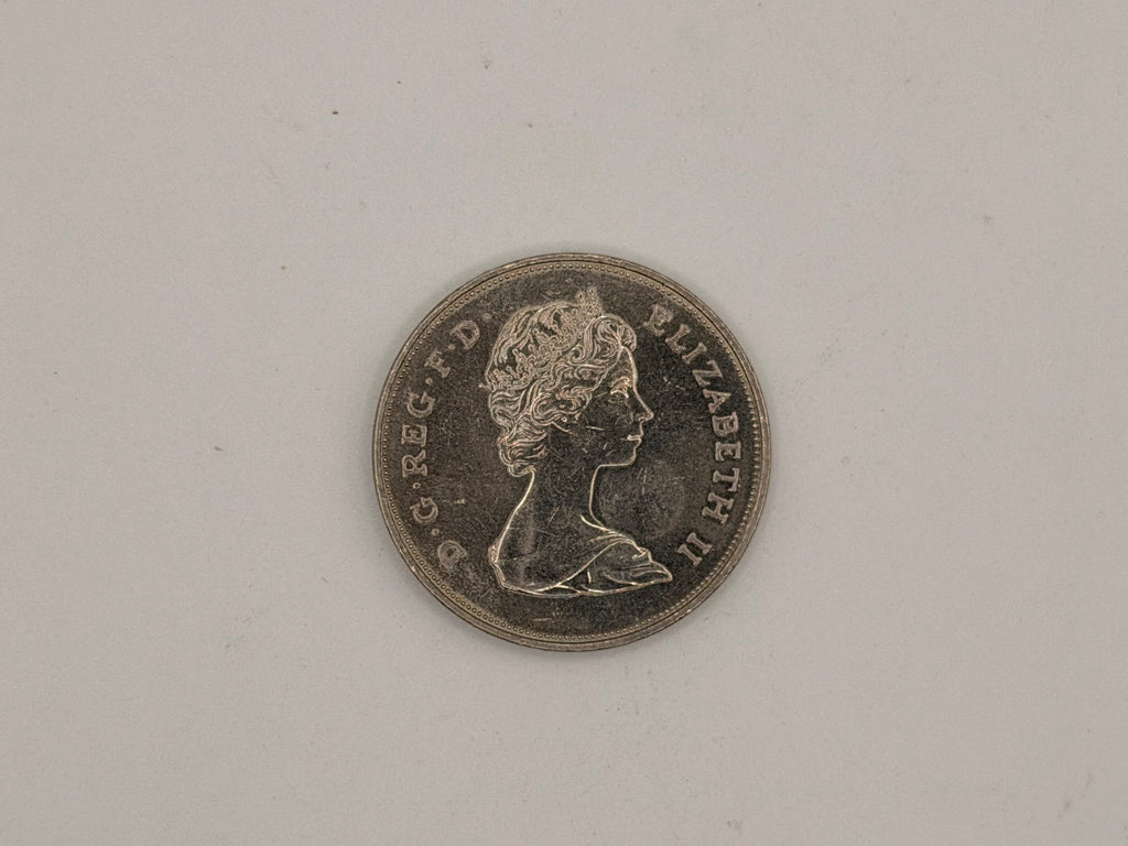1981 UK Wedding of Prince Charles & Lady Diana Spencer 25 Pence Coin