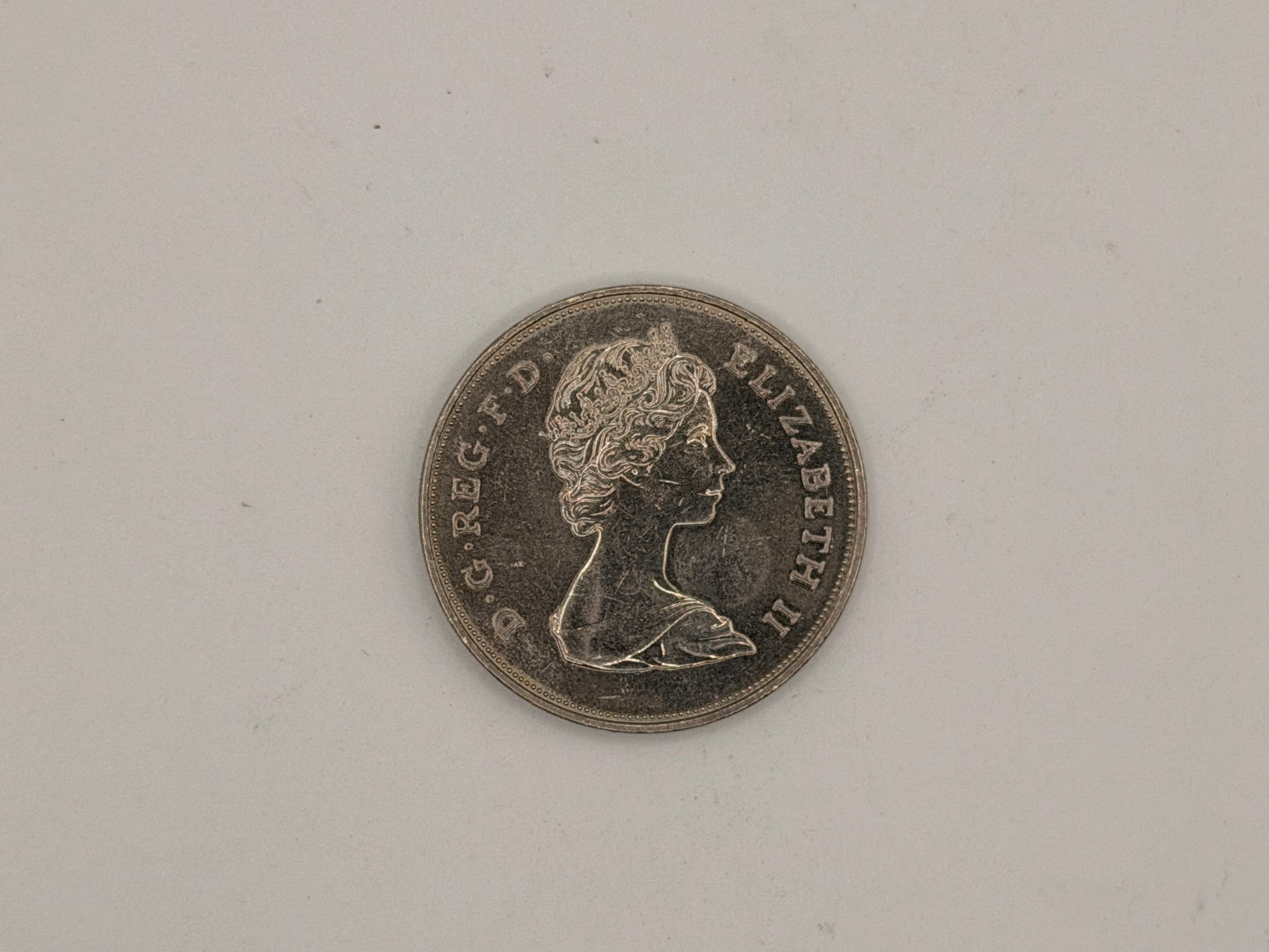 1981 UK Wedding of Prince Charles & Lady Diana Spencer 25 Pence Coin