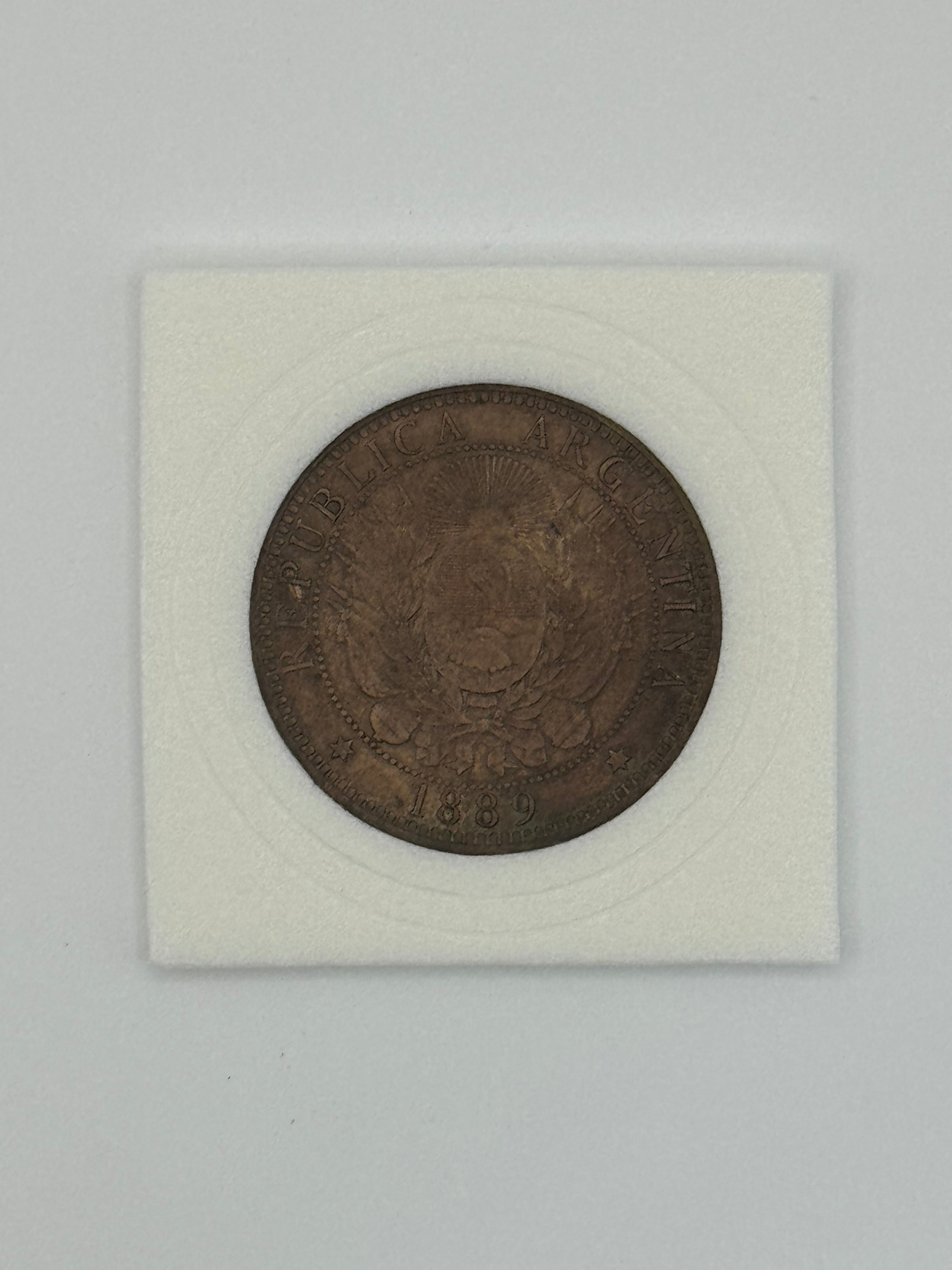 1889 - Argentina 2 Centavos Coin