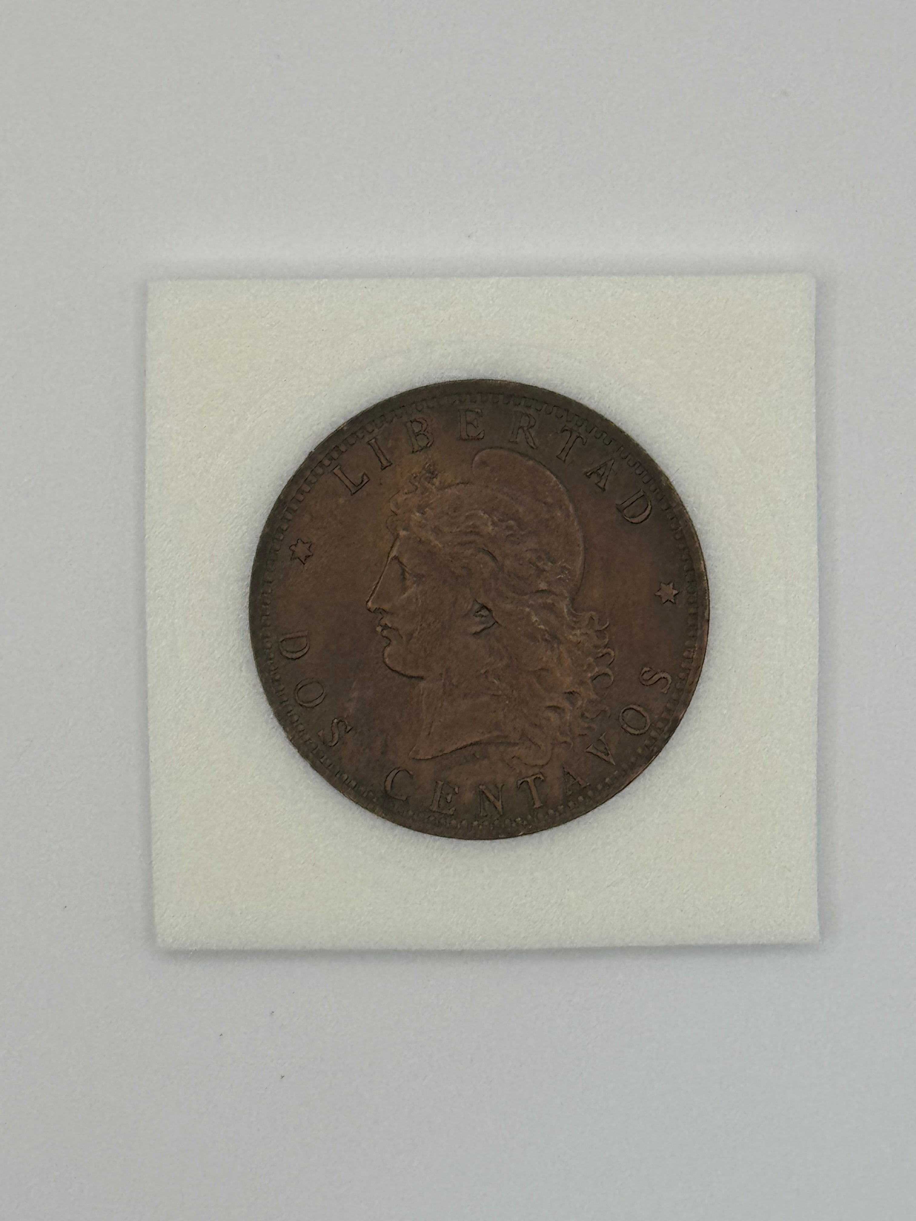 1889 - Argentina 2 Centavos Coin