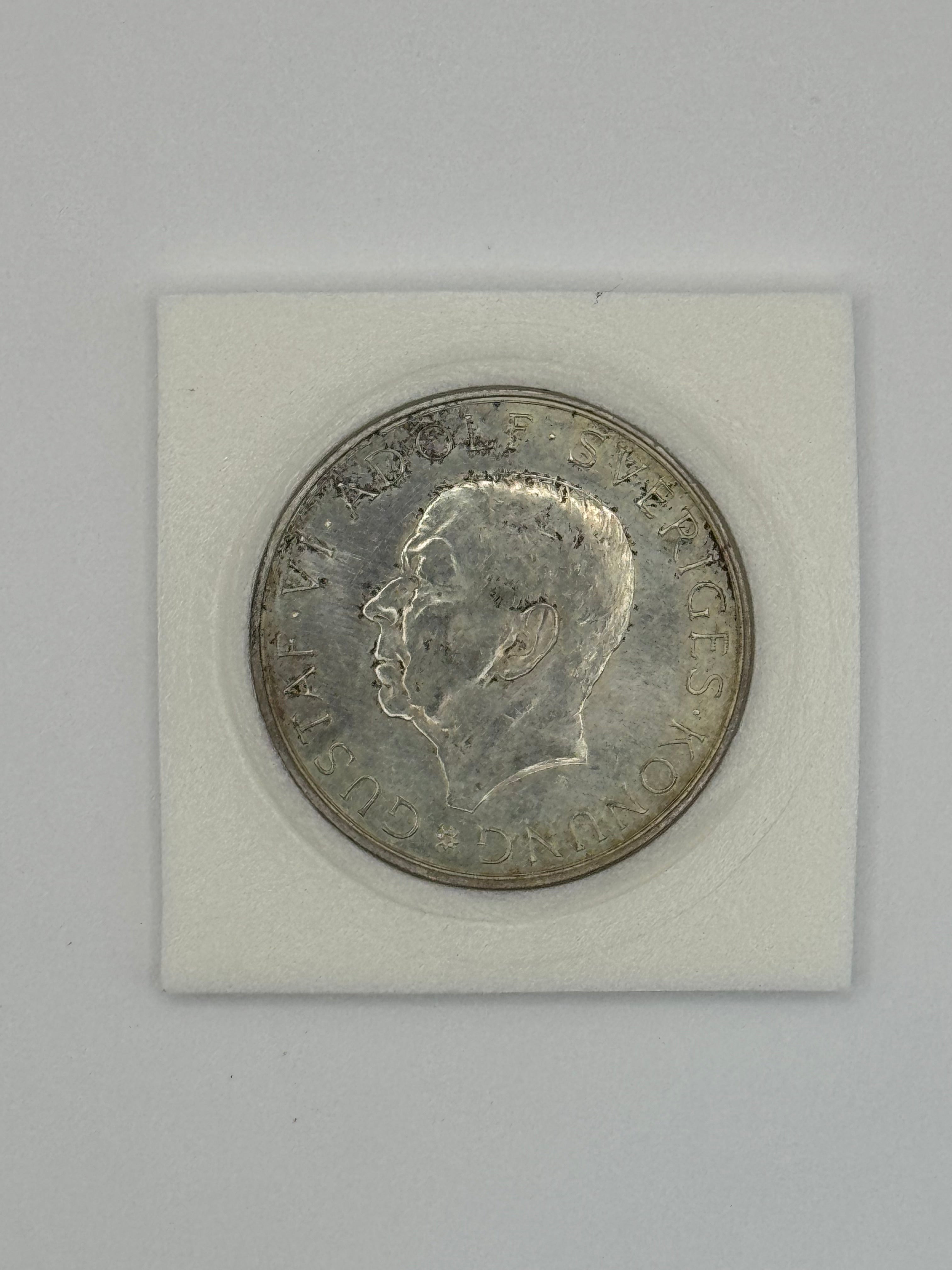 1882 - Sweden 10 Kronor Silver Coin
