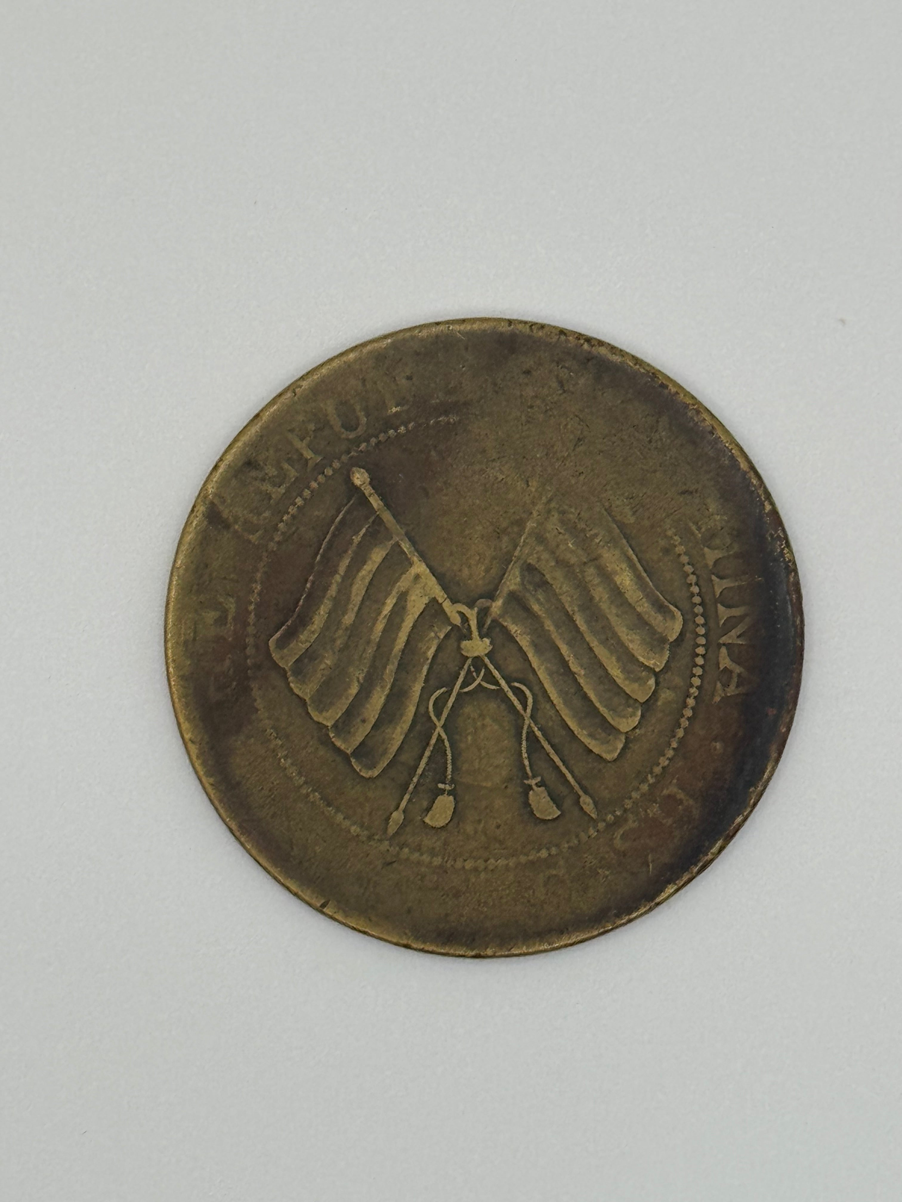 1928 - China Cash Copper Coin