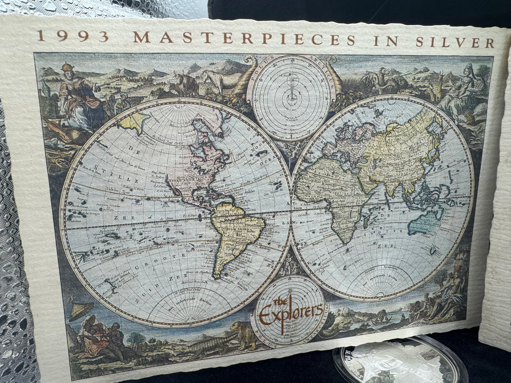 1993 - Australia Masterpieces in Silver The Explorers