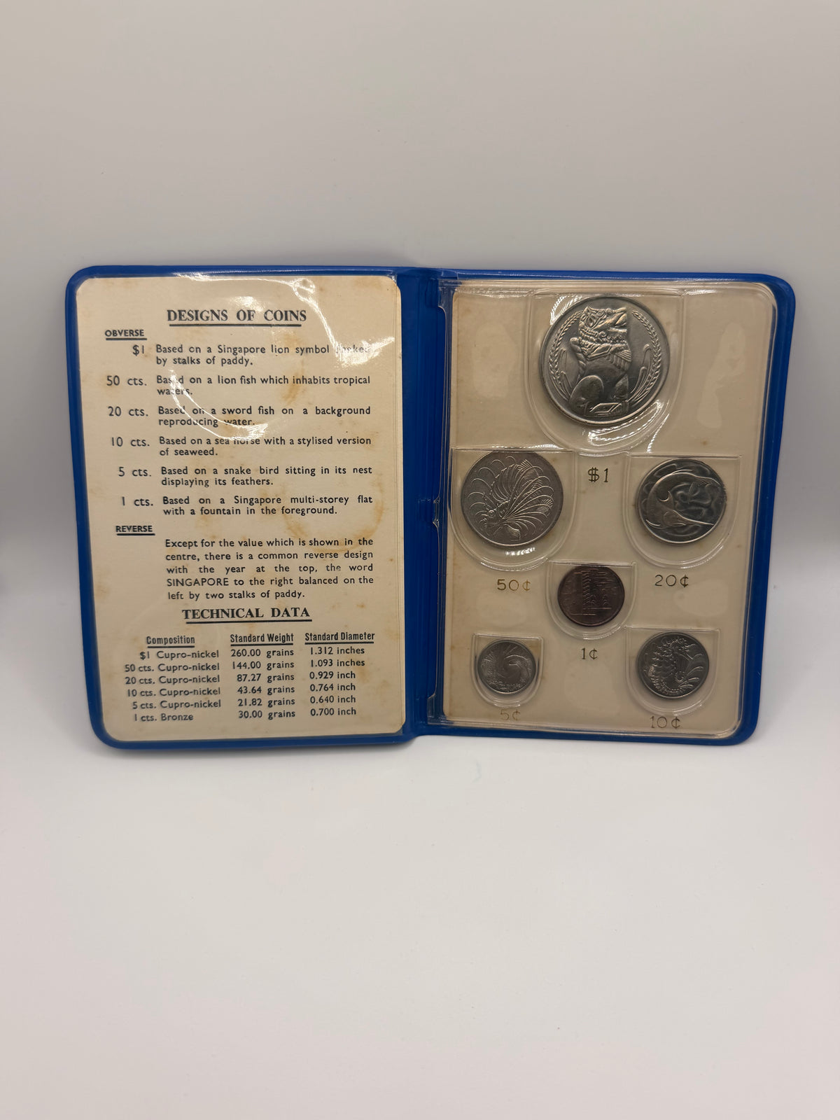 1970 Singapore Uncirculated Coin Set