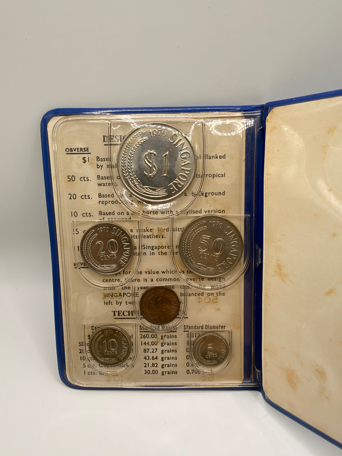 1970 Singapore Uncirculated Coin Set