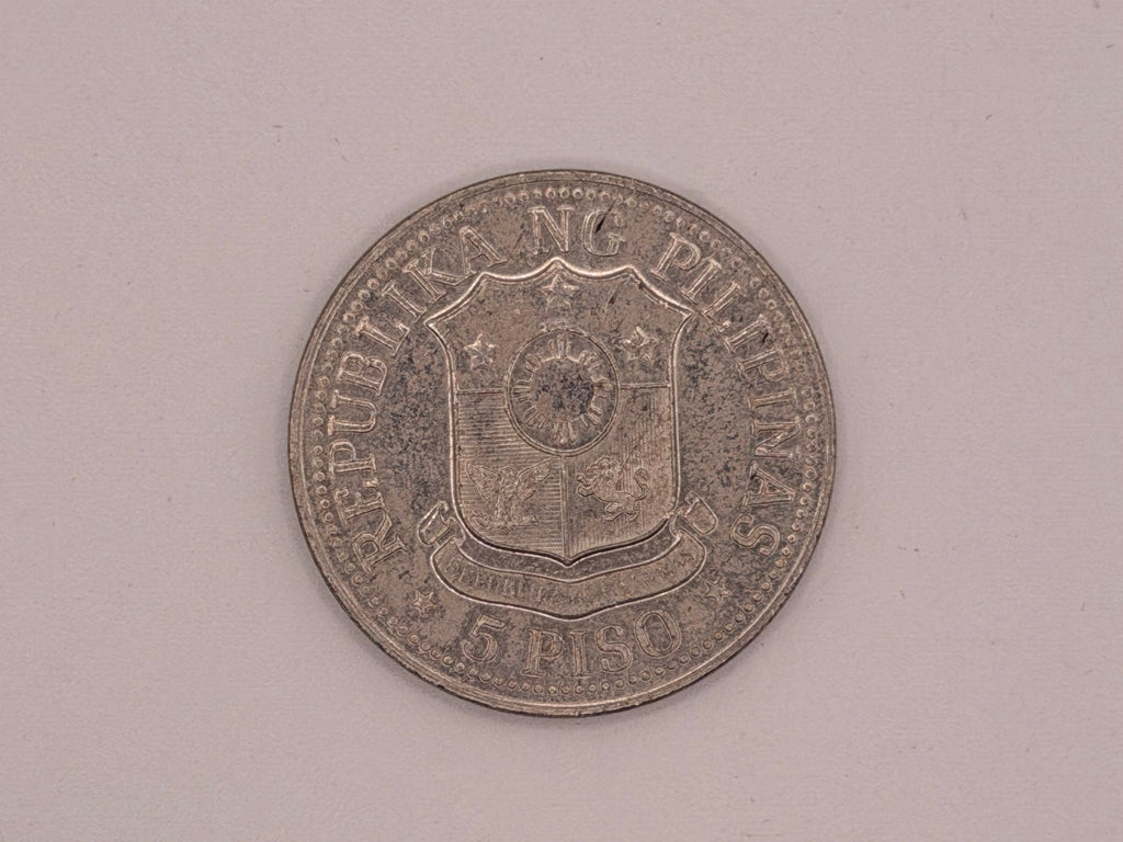 1975 Philippines 5 Piso Coin