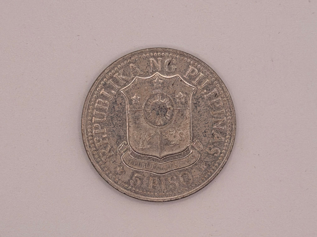 1975 Philippines 5 Piso Coin
