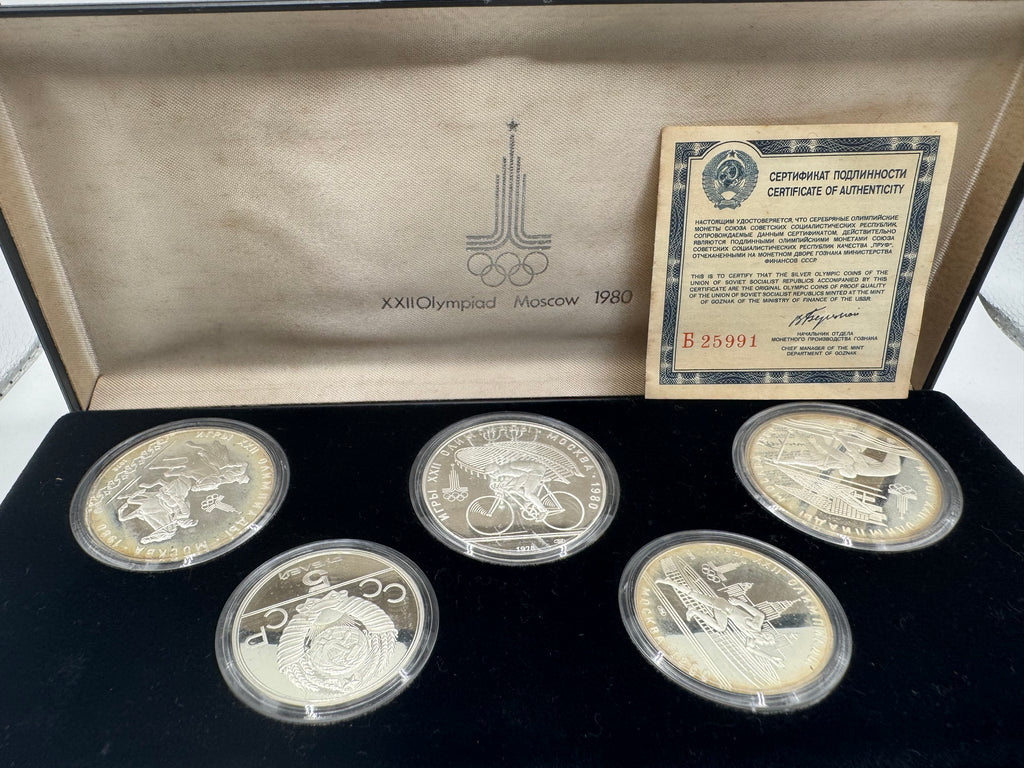 1980 - Moscow XXII Olympiad Coin Set