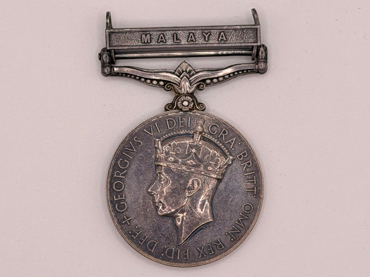 1918 - 1062 British General Service King George VI Medal (Silver)