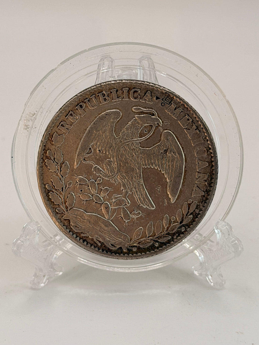 1858 Mexico 8 Reales Coin