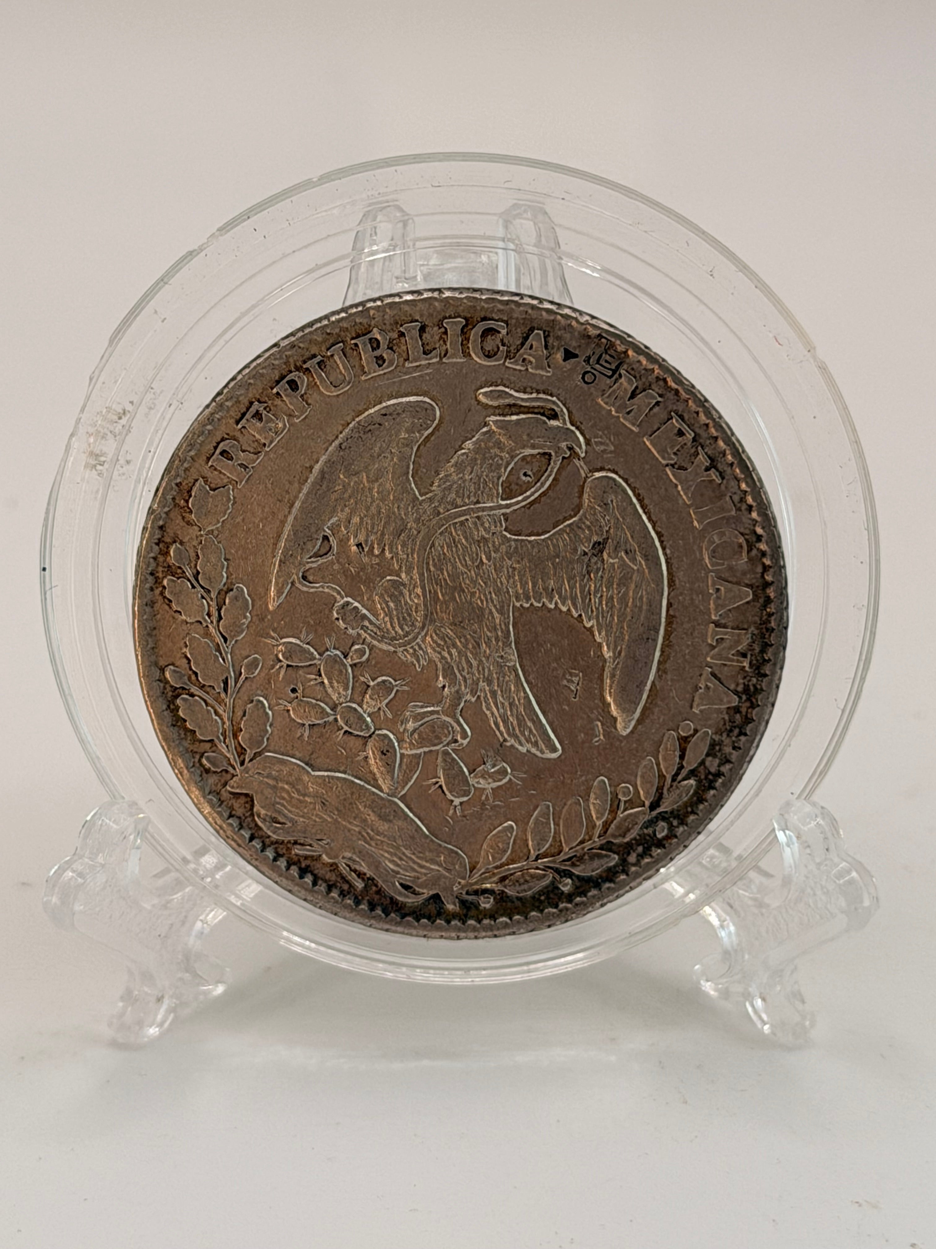 1858年墨西哥8里亚尔硬币