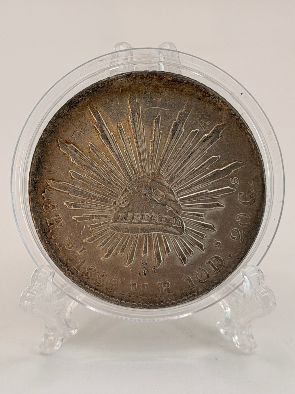 1888 Mexico 8 Reales Coin