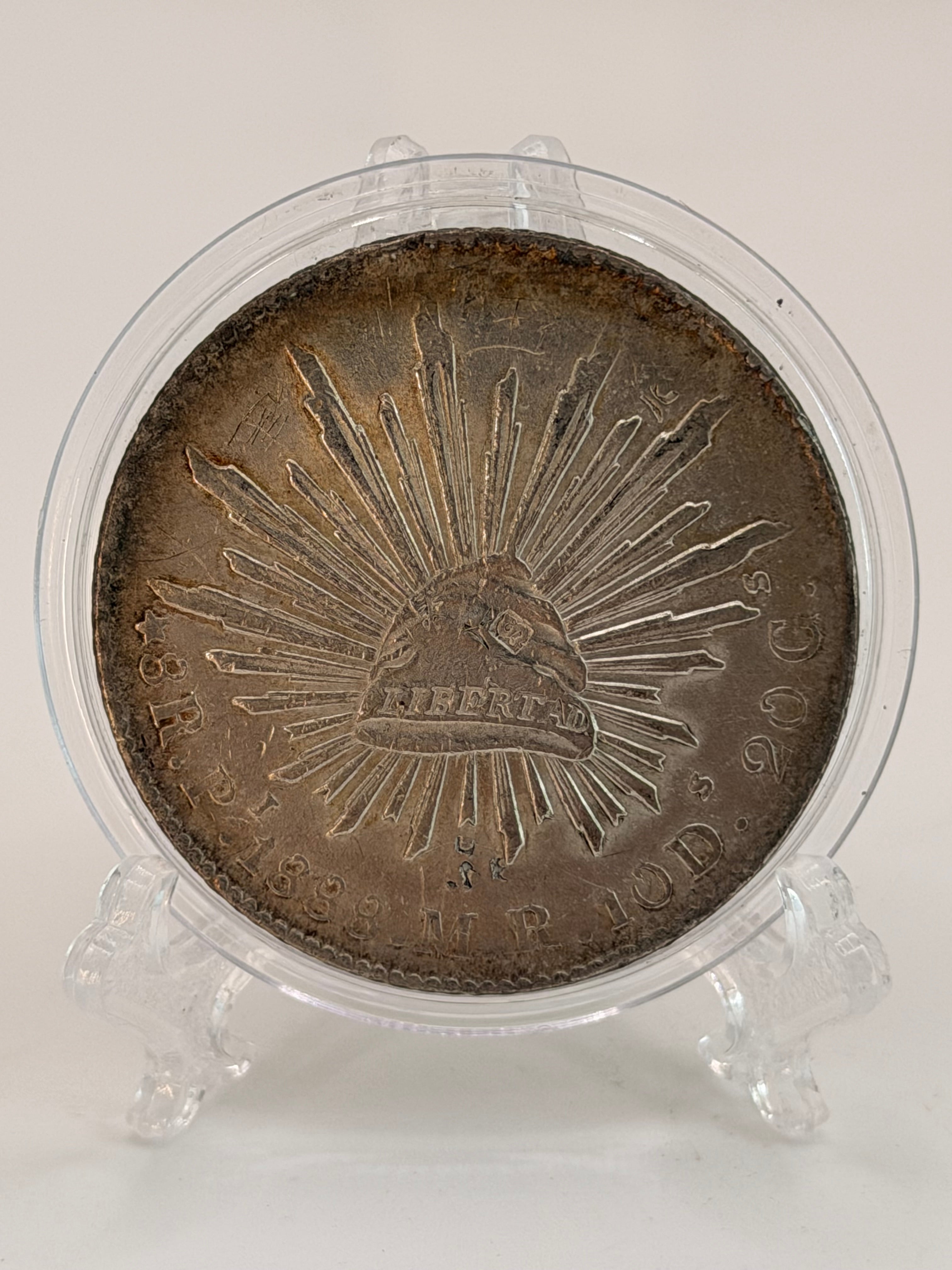 1888年墨西哥8里亚尔硬币