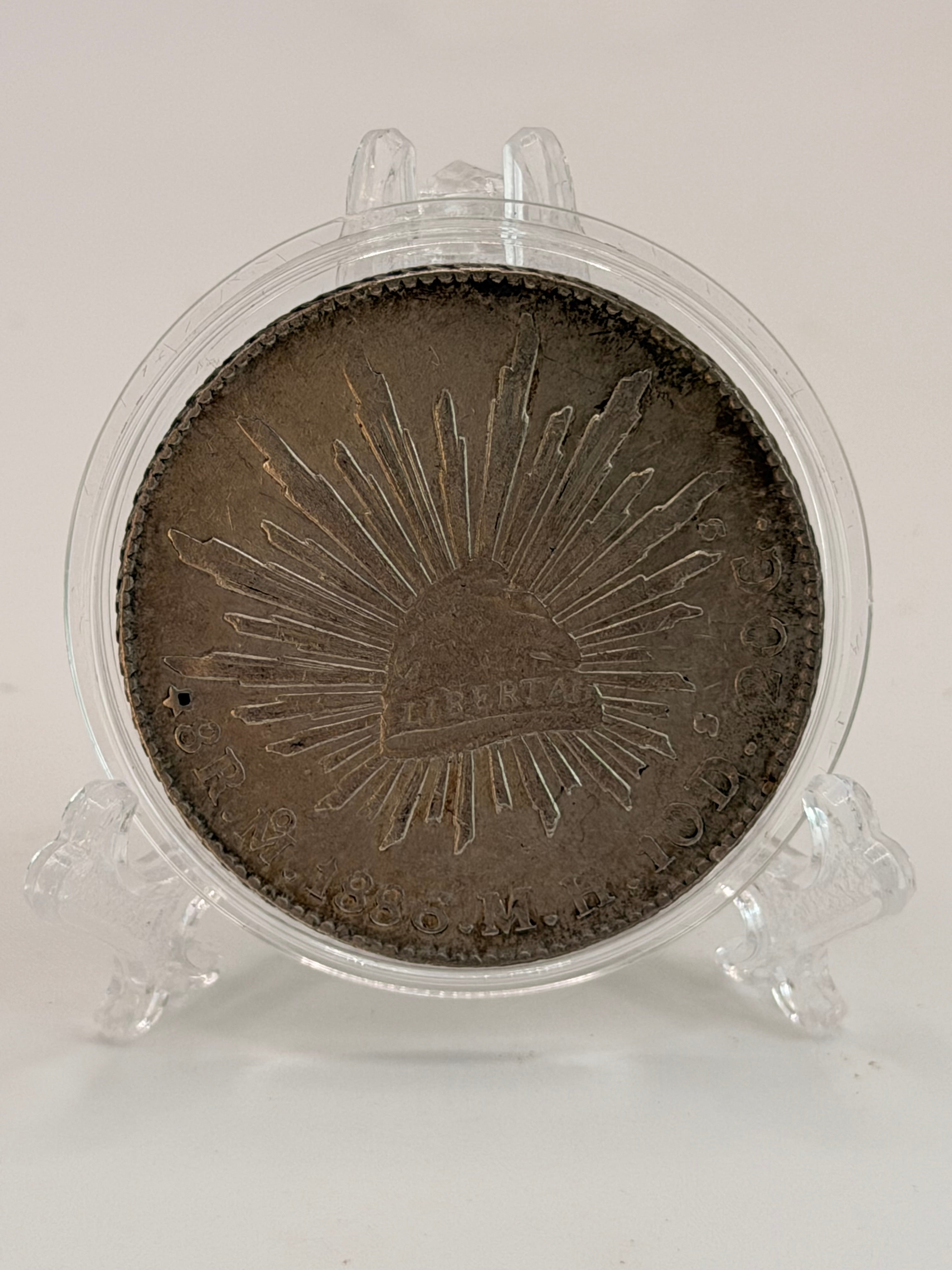 1886年墨西哥8里亚尔硬币