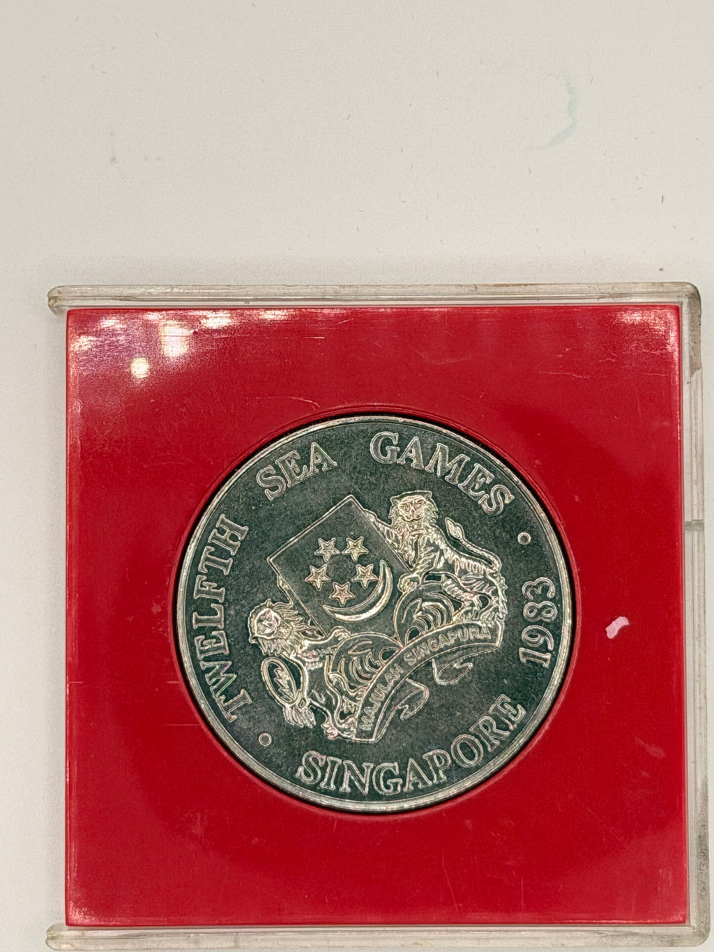 1983 Singapore 12th SEA Games $5 Cupro-Nickel Coin (No outer case)