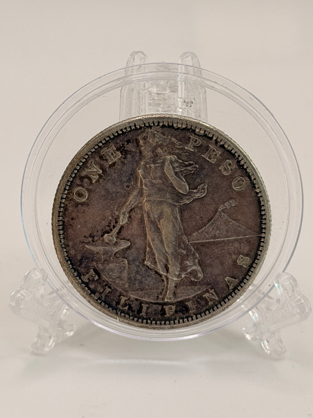 1908 USA 1 Peso Coin