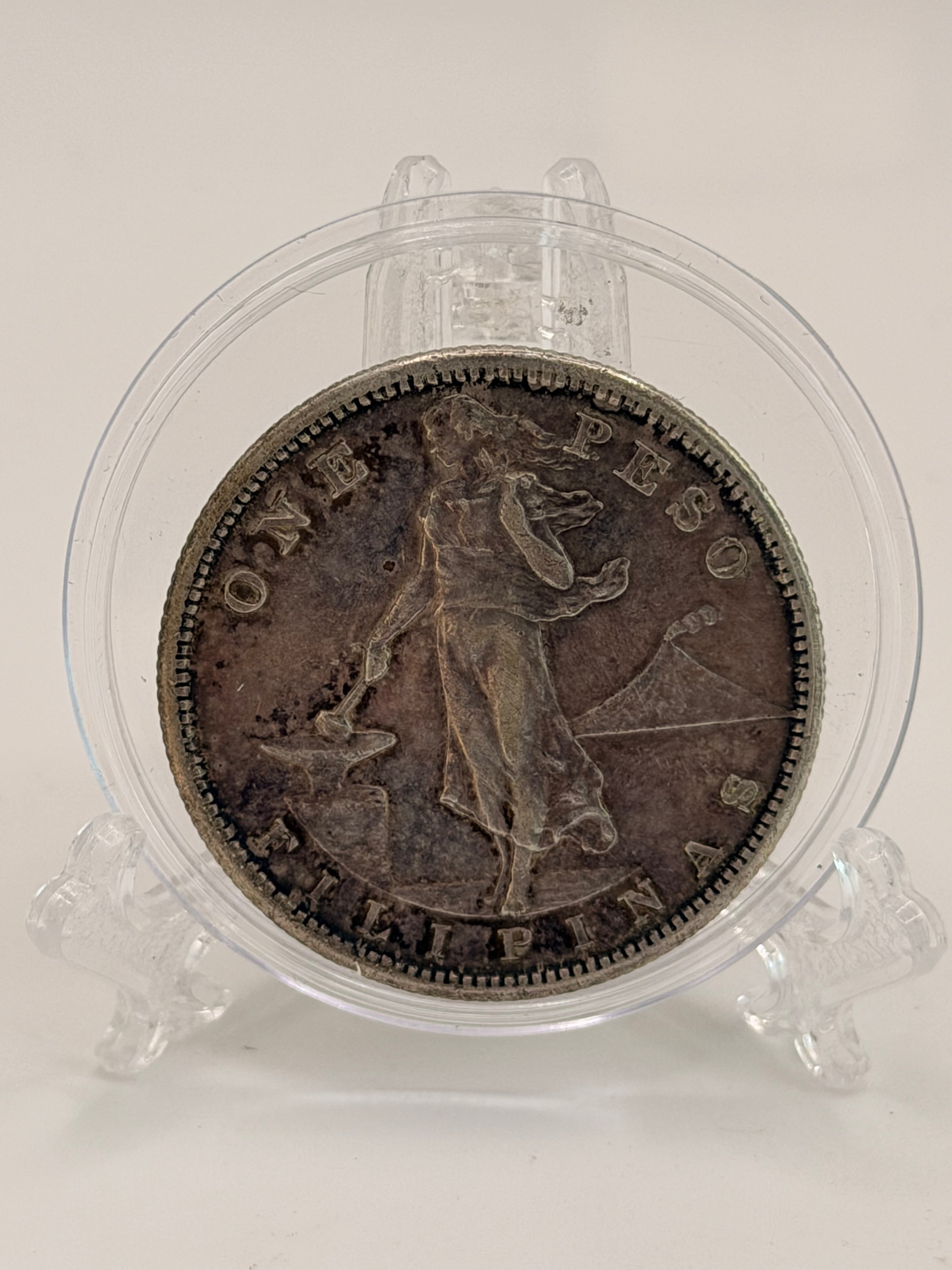 1908年美国1比索硬币