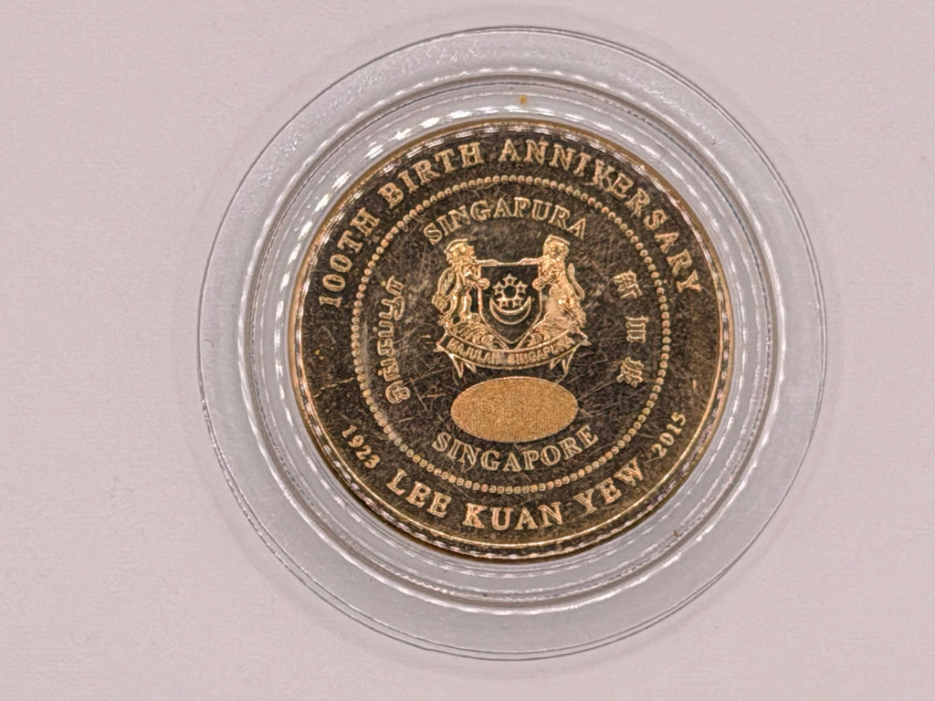 1923 - 2023 Singapore 100th Birth Anniversary Lee Kuan Yew $10 Coin