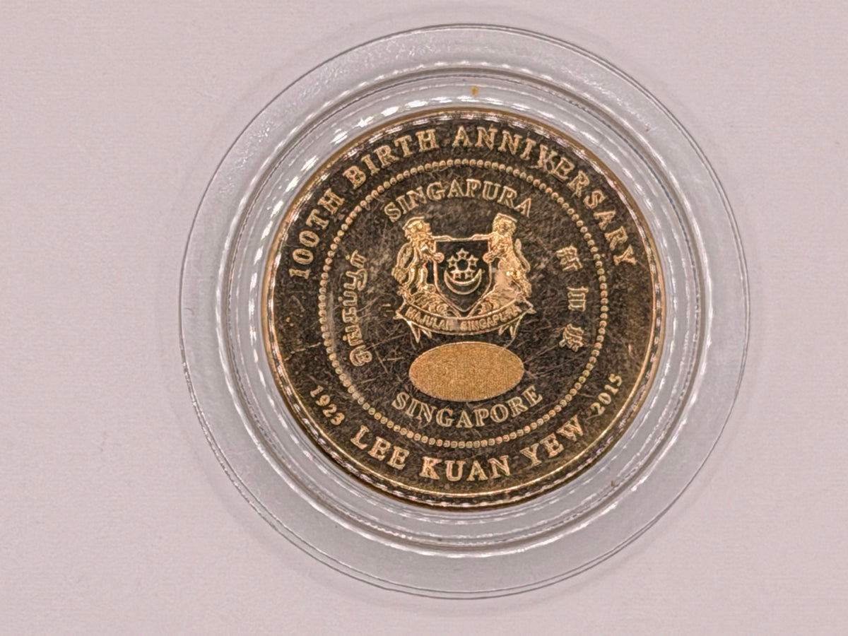 1923 - 2023 Singapore 100th Birth Anniversary Lee Kuan Yew $10 Coin